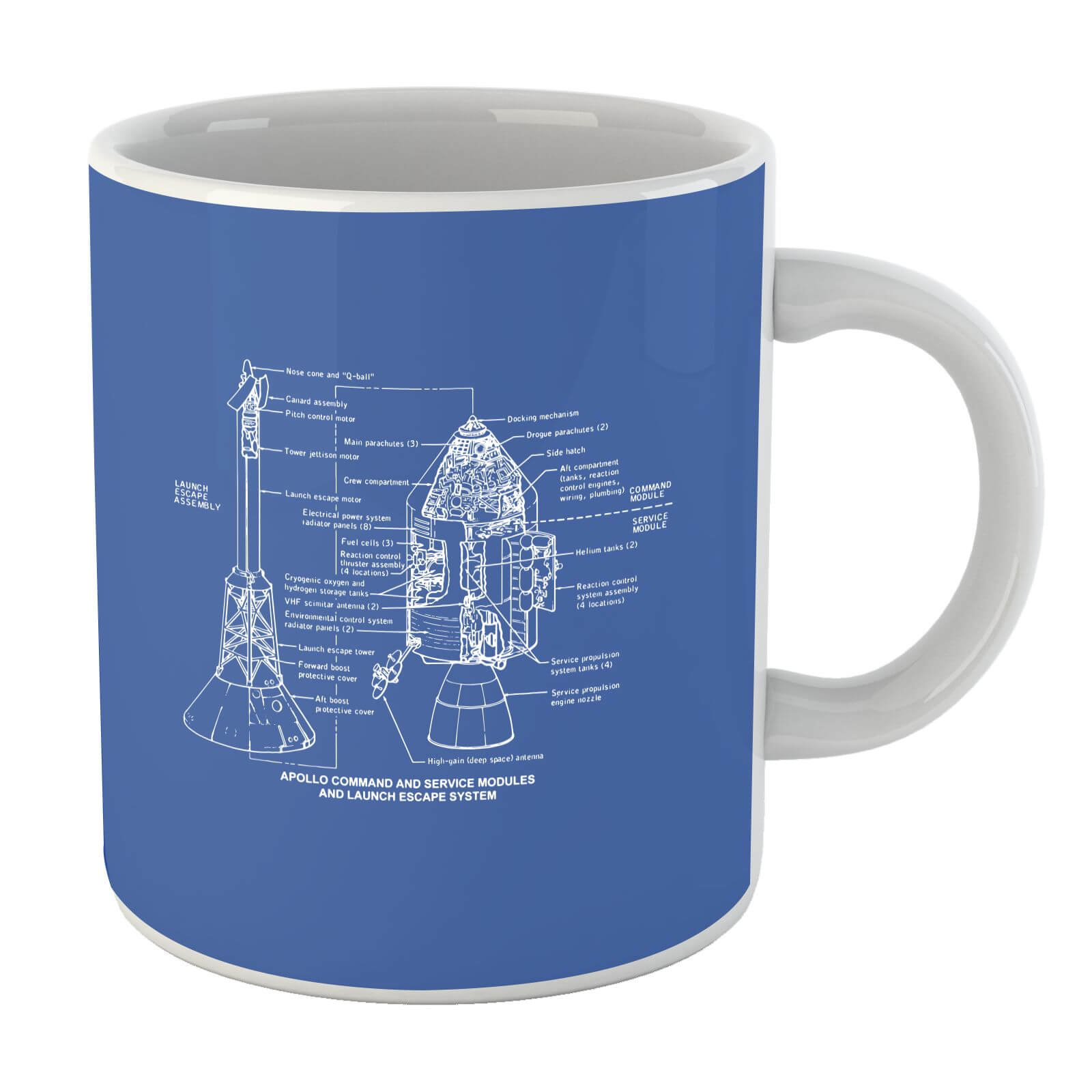 Command And Service Module Schematic Mug