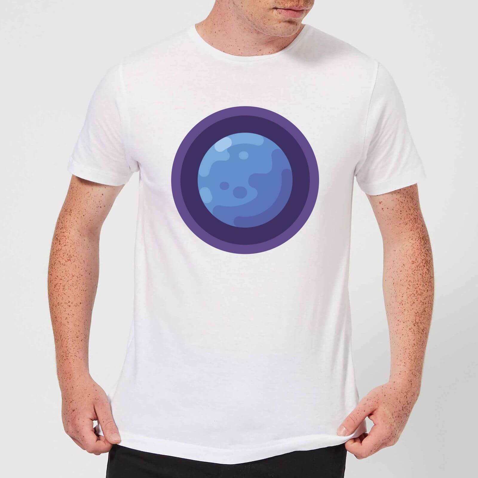 Neptune Men's T-Shirt - White - XXL - White