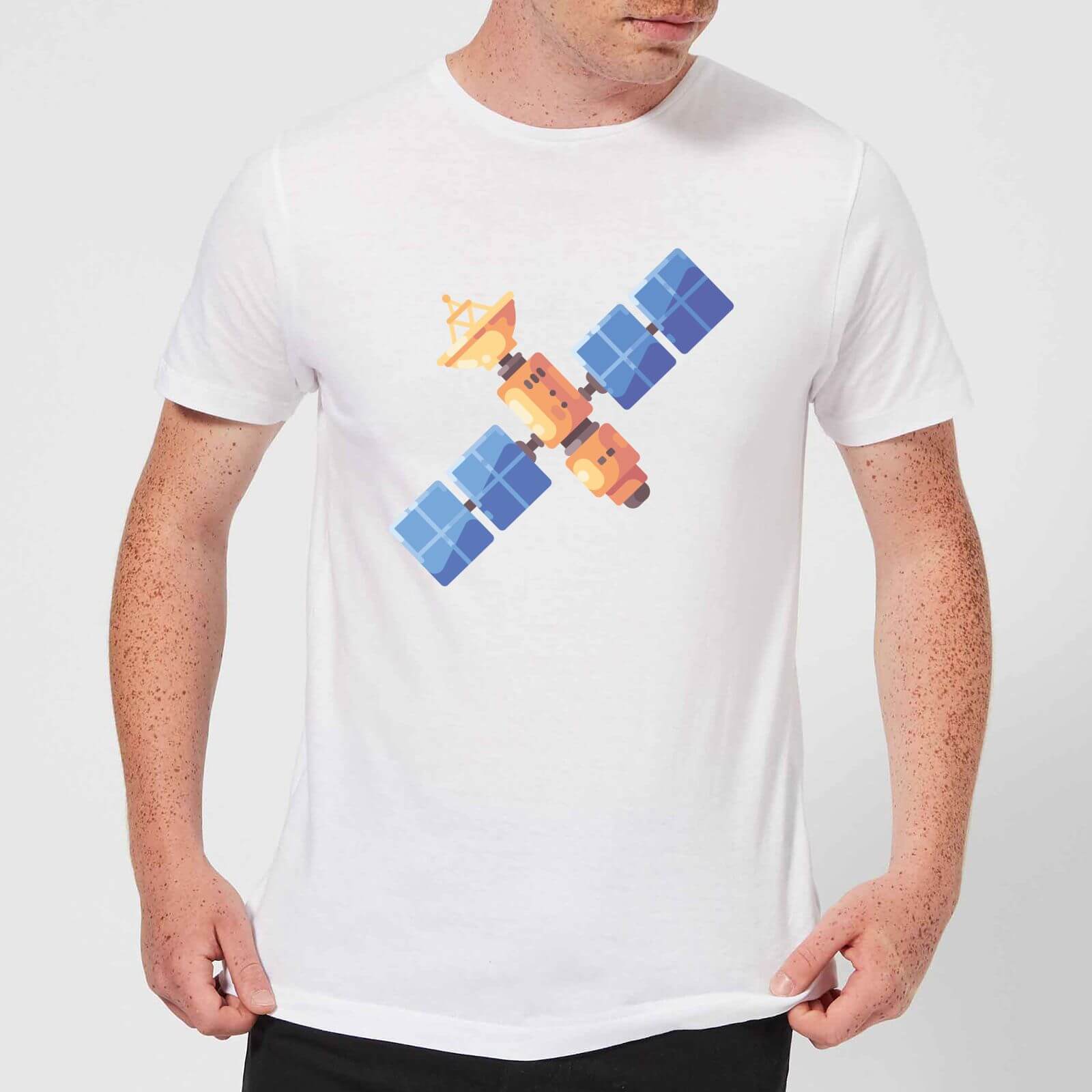 Satellite Men's T-Shirt - White - XXL - White