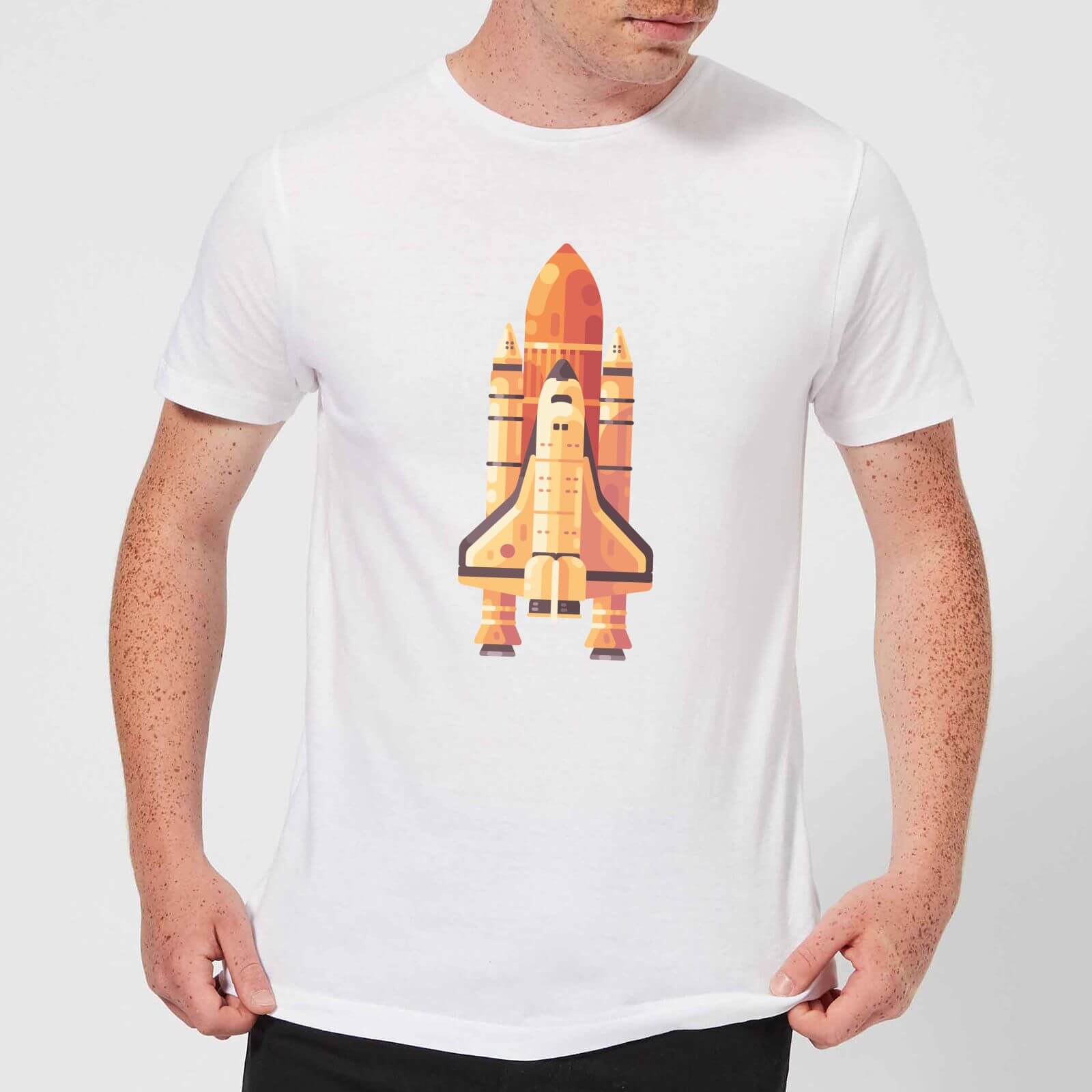 Rocket Men's T-Shirt - White - XS - White