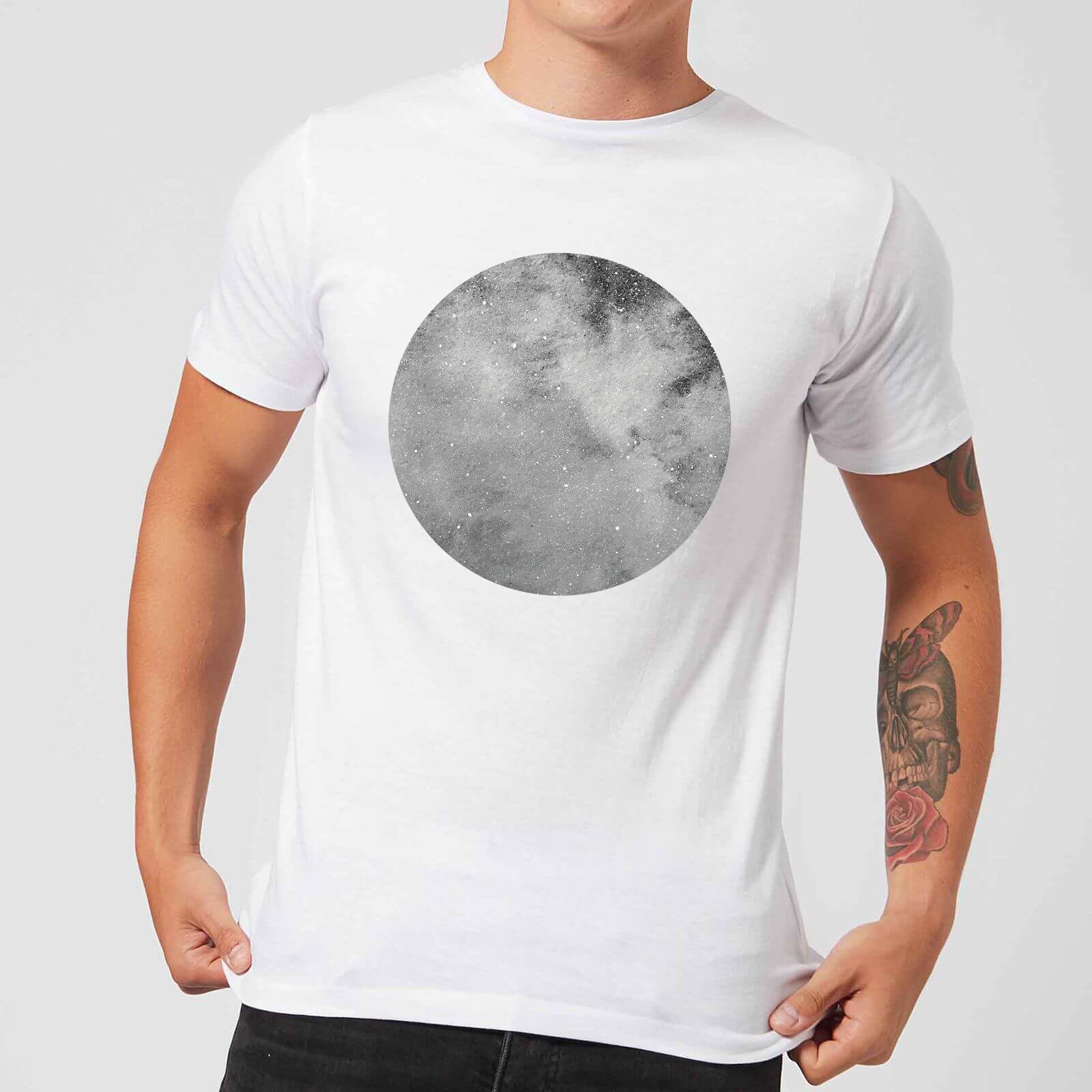 Bright Moon Men's T-Shirt - White - XS - White