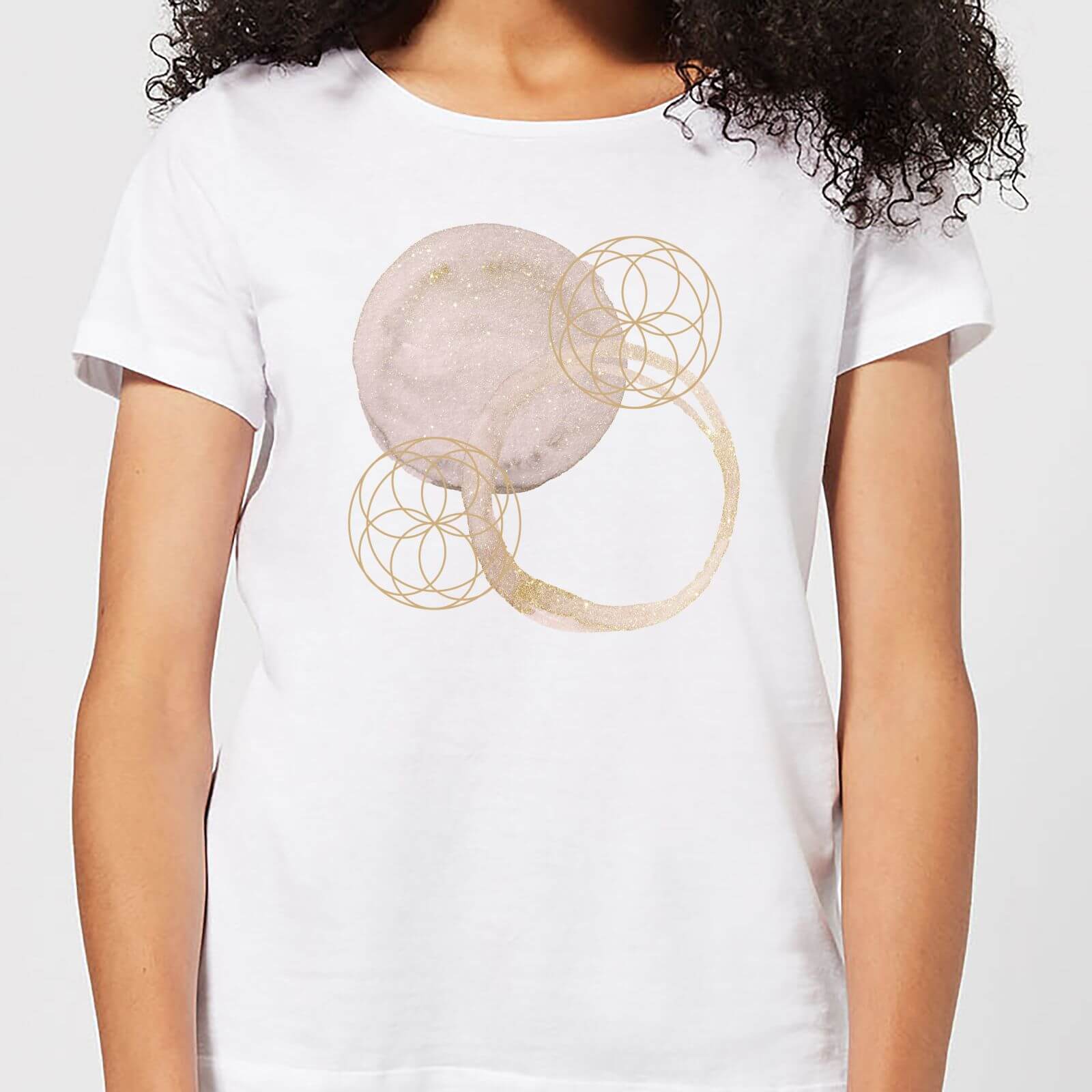 Watercolour Swirls Women's T-Shirt - White - S - White