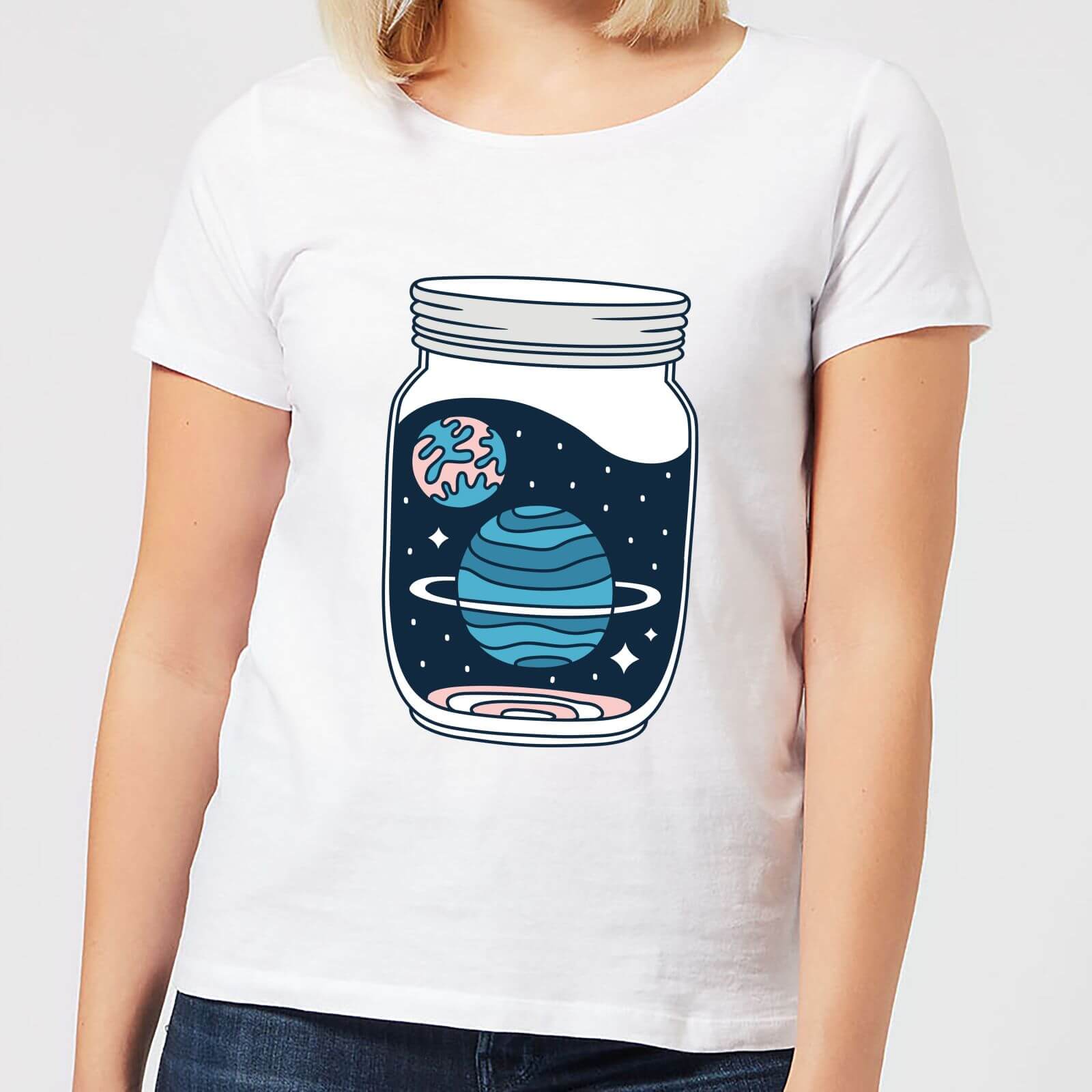 Space Jar Women's T-Shirt - White - L - White