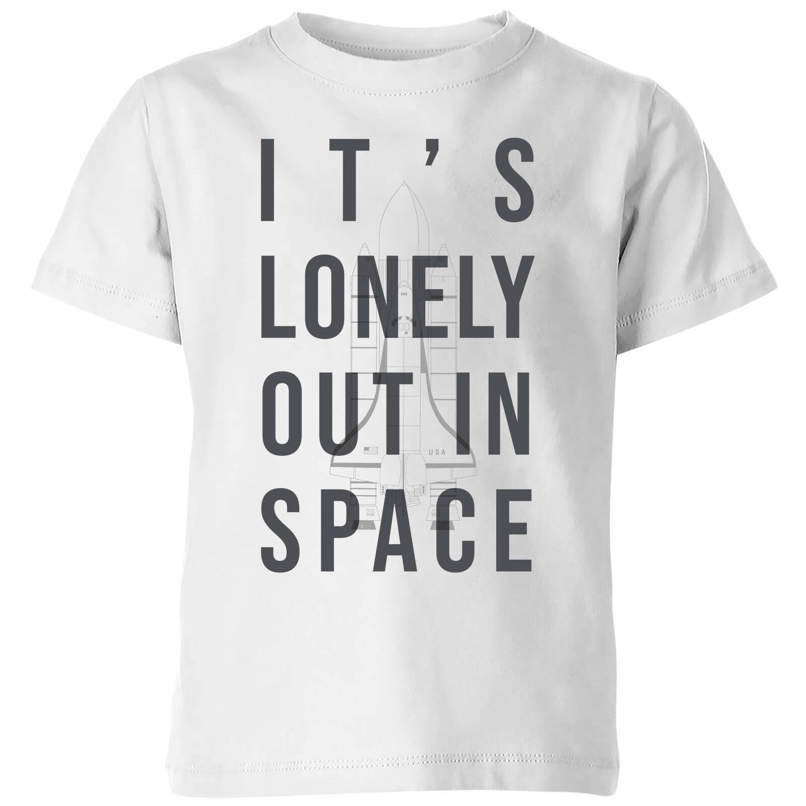 It's Lonely Out In Space Kids' T-Shirt - White - 5-6 Years - White