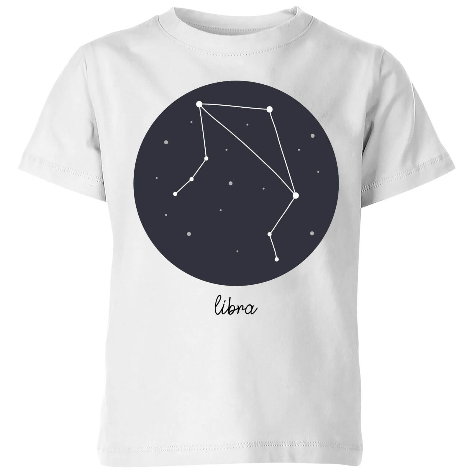 Libra Kids' T-Shirt - White - 7-8 Years - White