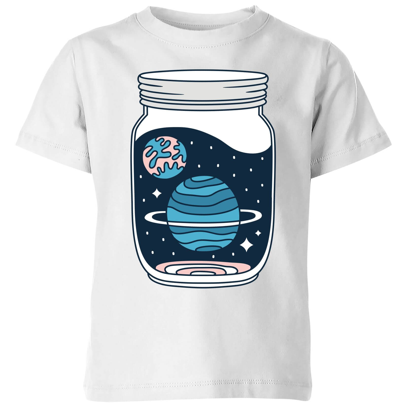 Space Jar Kids' T-Shirt - White - 5-6 Years - White