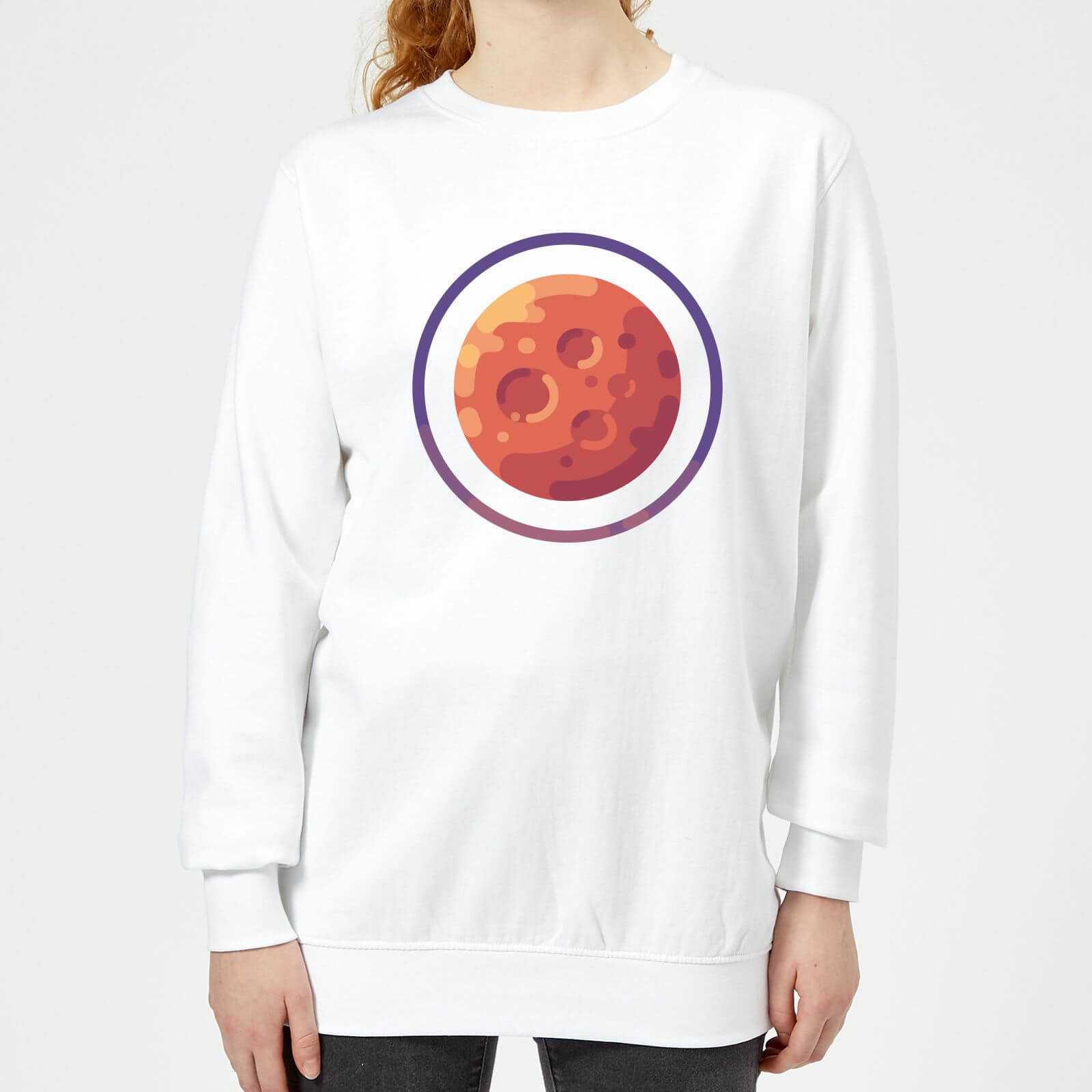 Mars Women's Sweatshirt - White - S - White