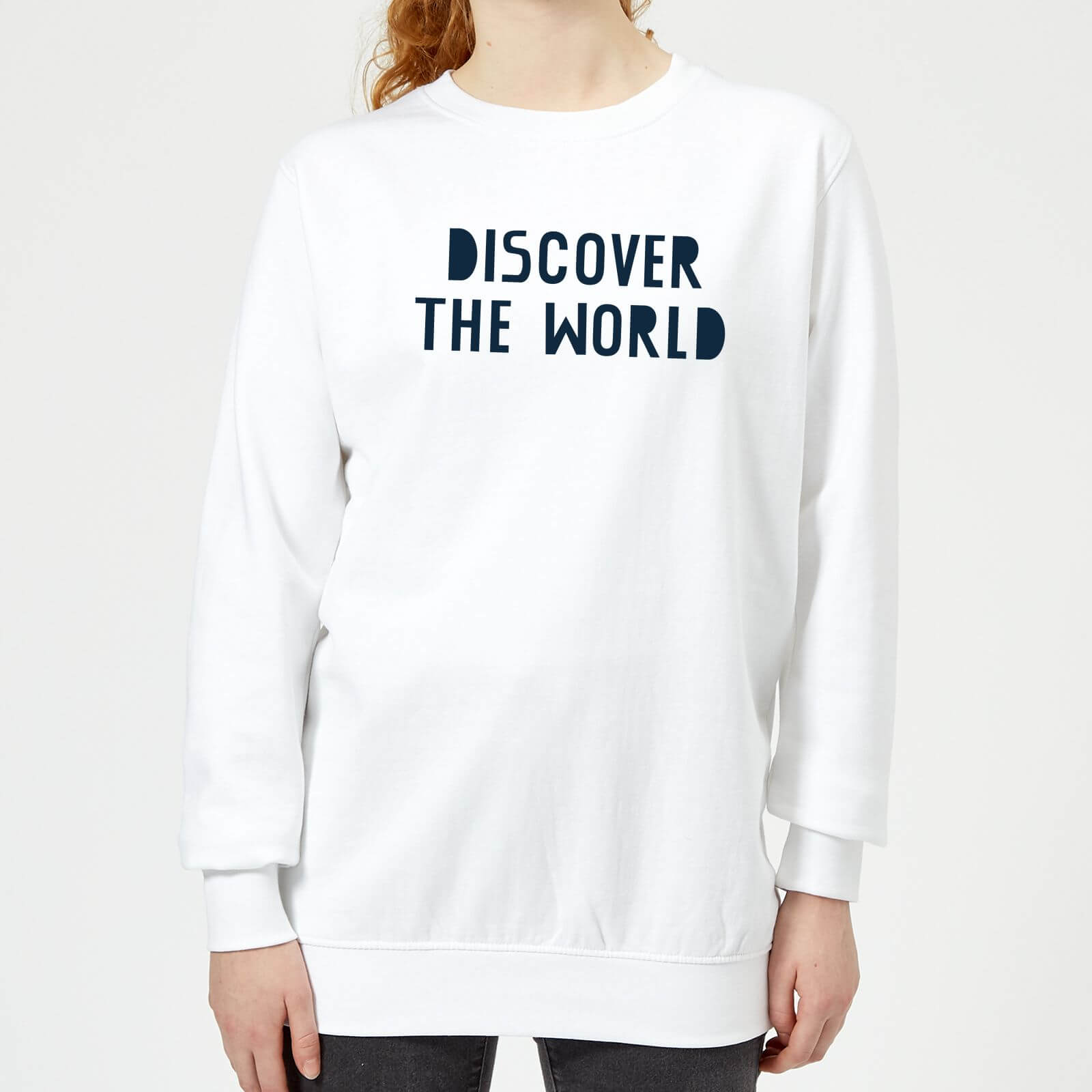Discover The World Women's Sweatshirt - White - XS - White