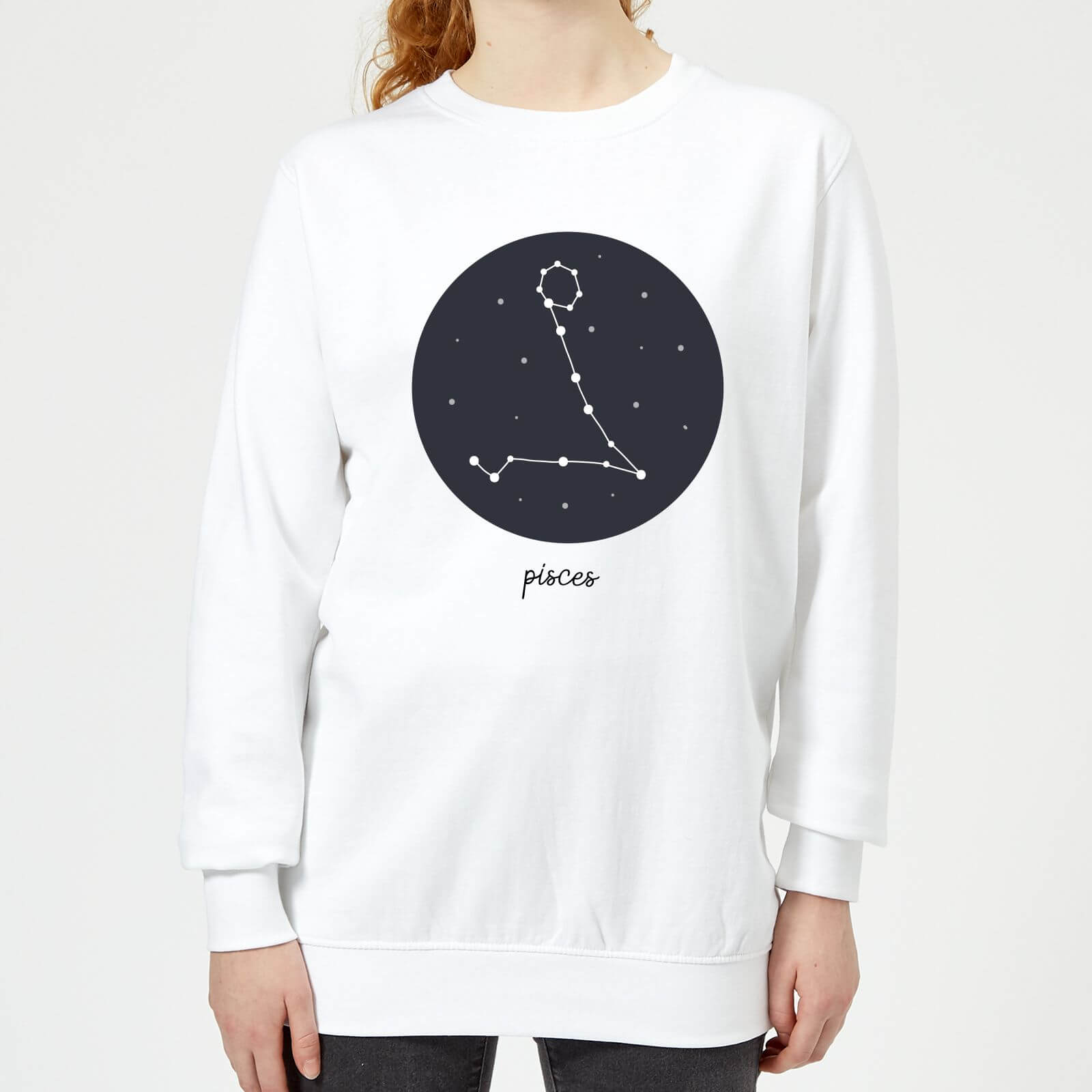 Pisces Women's Sweatshirt - White - XXL - White