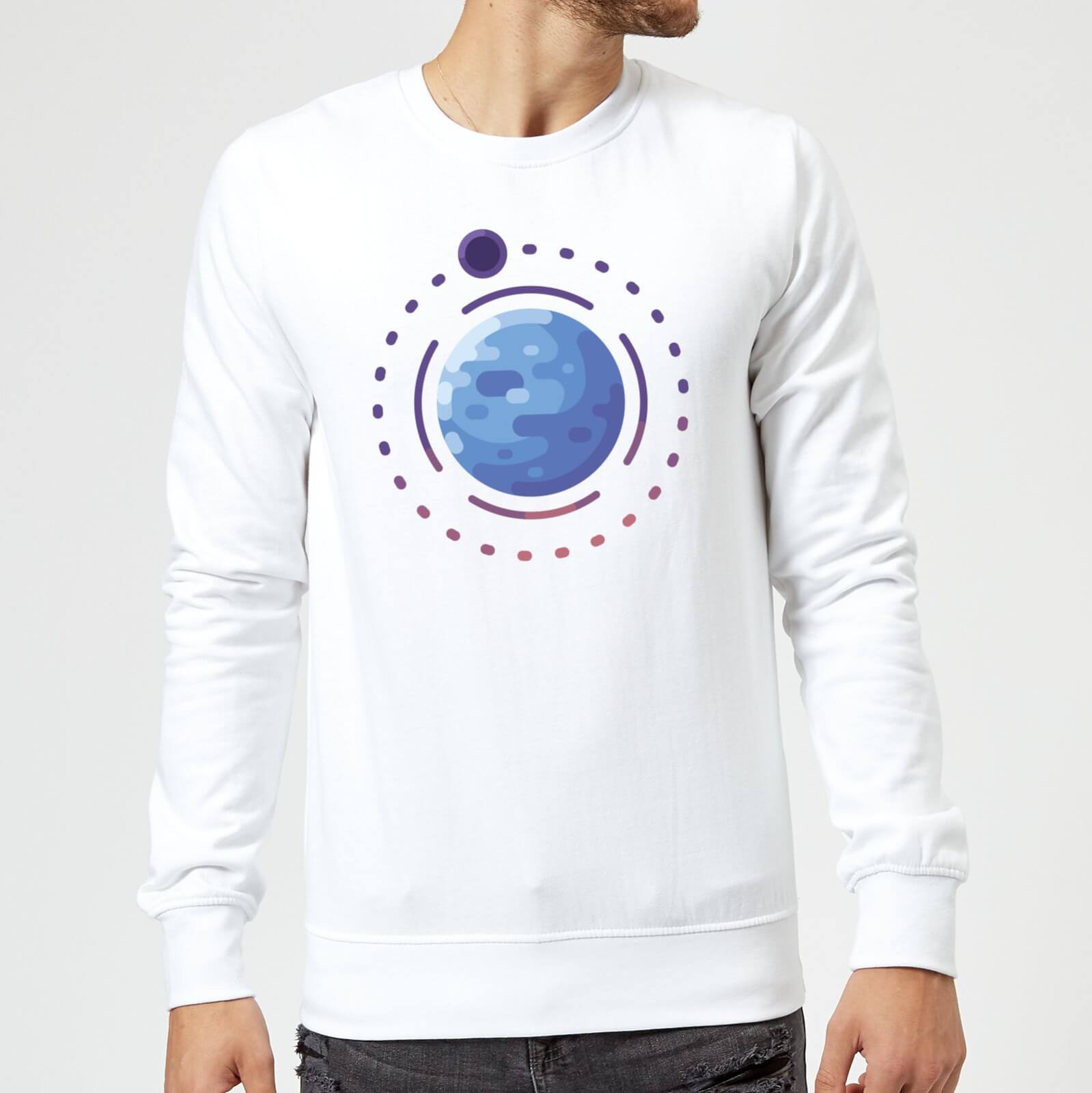 Planet Earth Sweatshirt - White - M - White