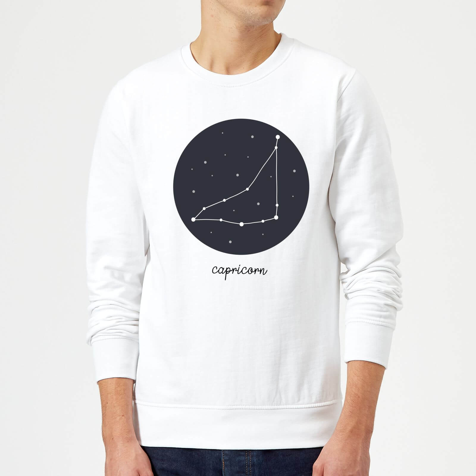 Capricorn Sweatshirt - White - S - White