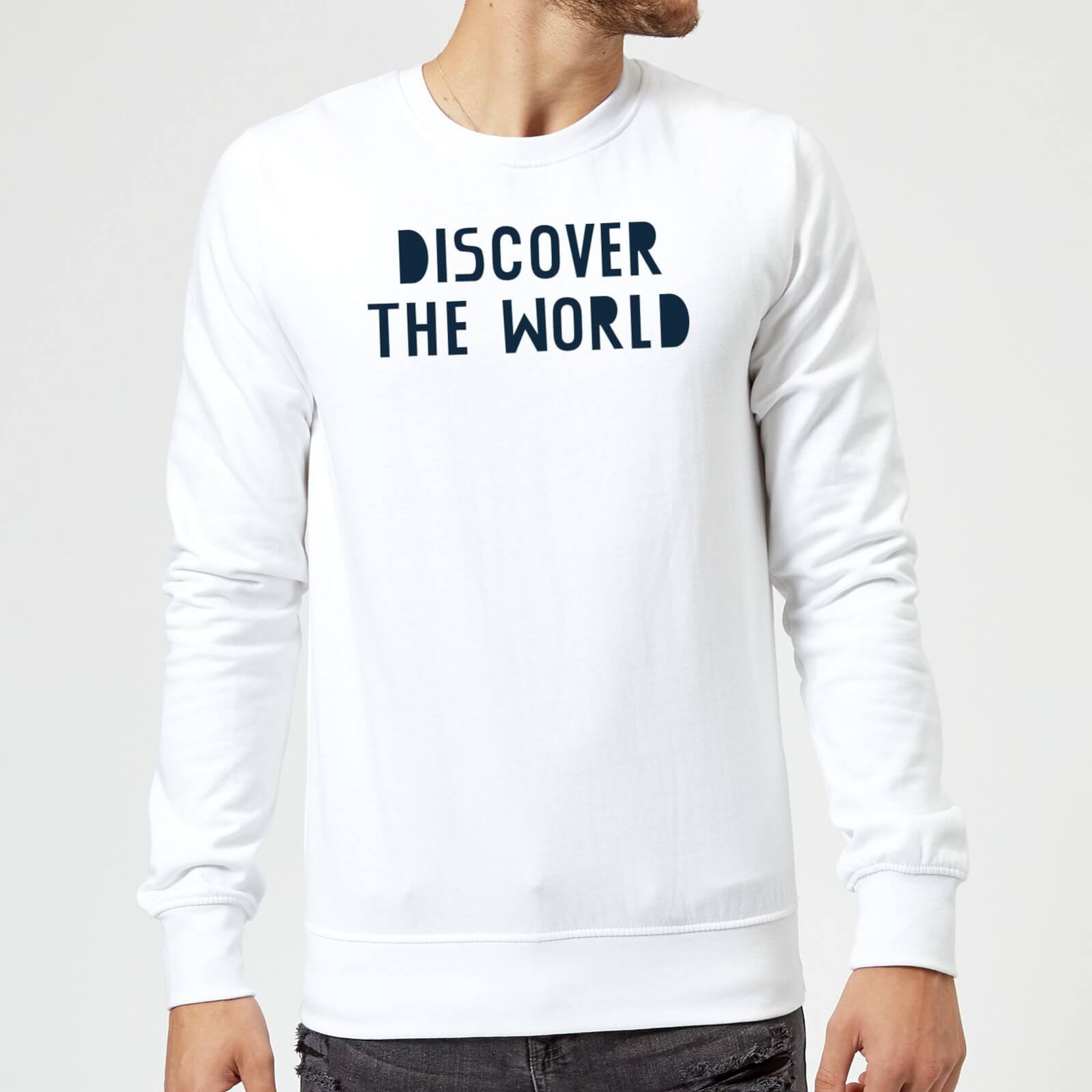 Discover The World Sweatshirt - White - S - White