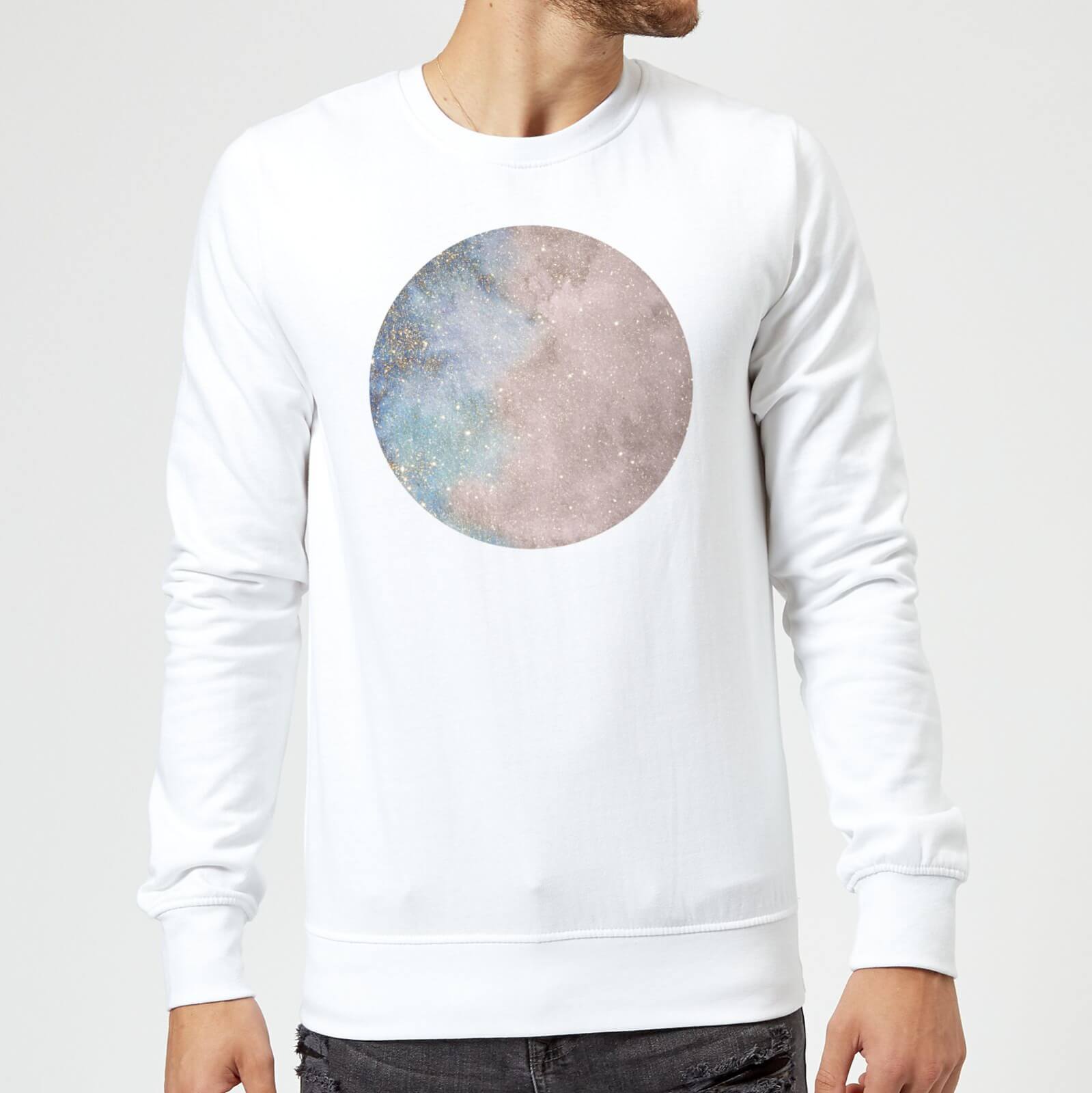 Colourful Moon Sweatshirt - White - L - White