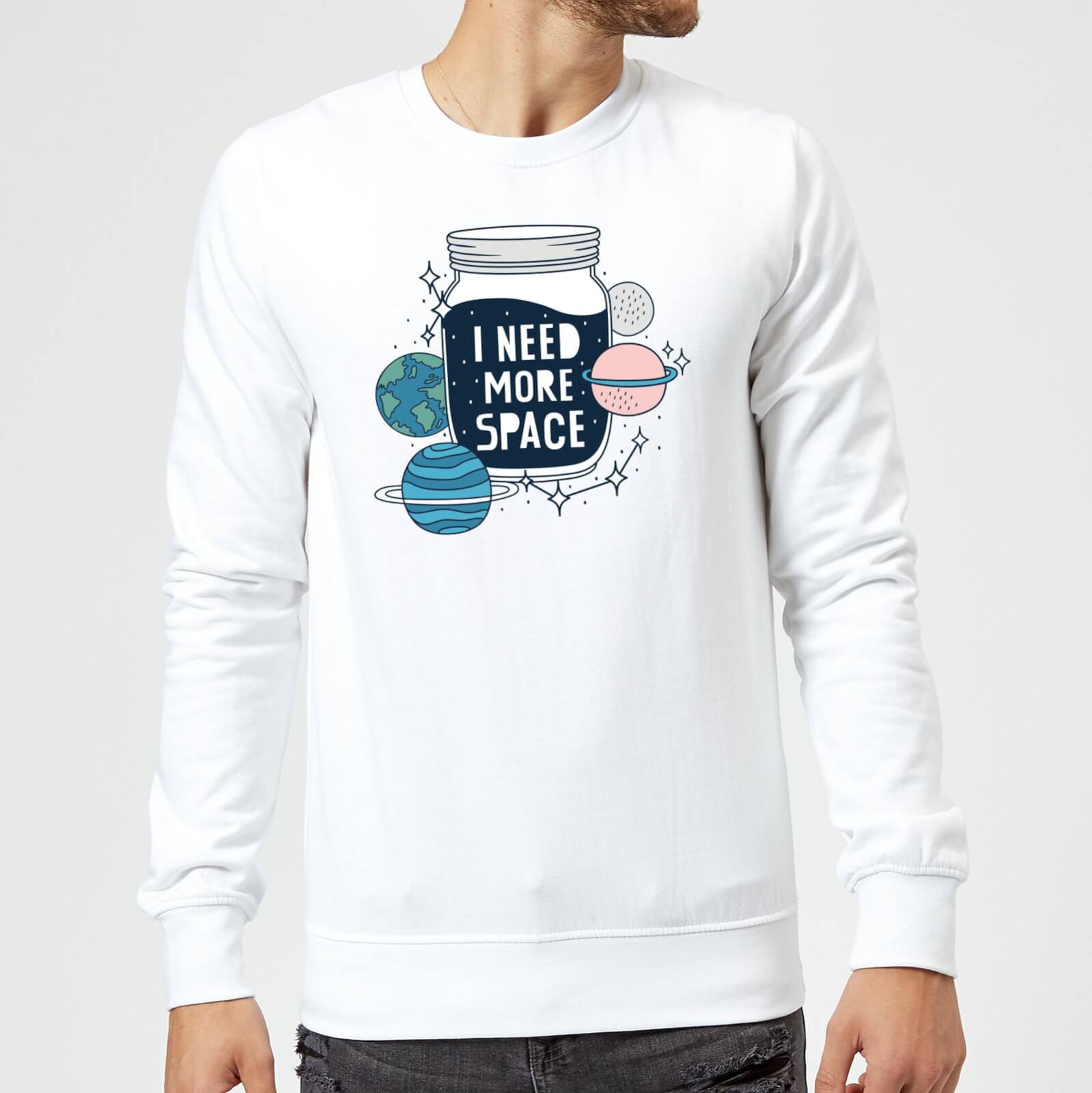 I Need More Space Sweatshirt - White - XXL - White