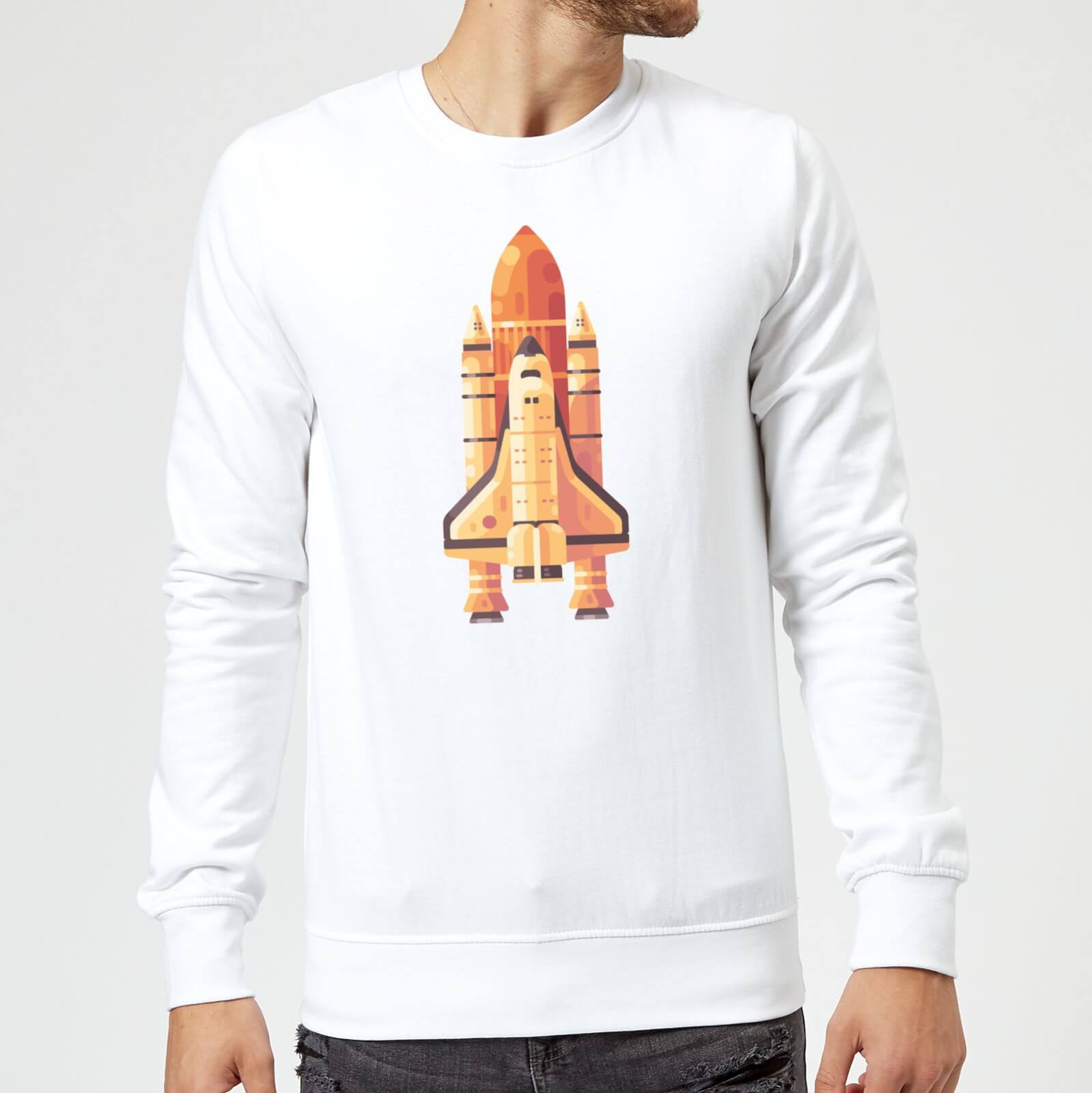 Rocket Sweatshirt - White - XXL - White