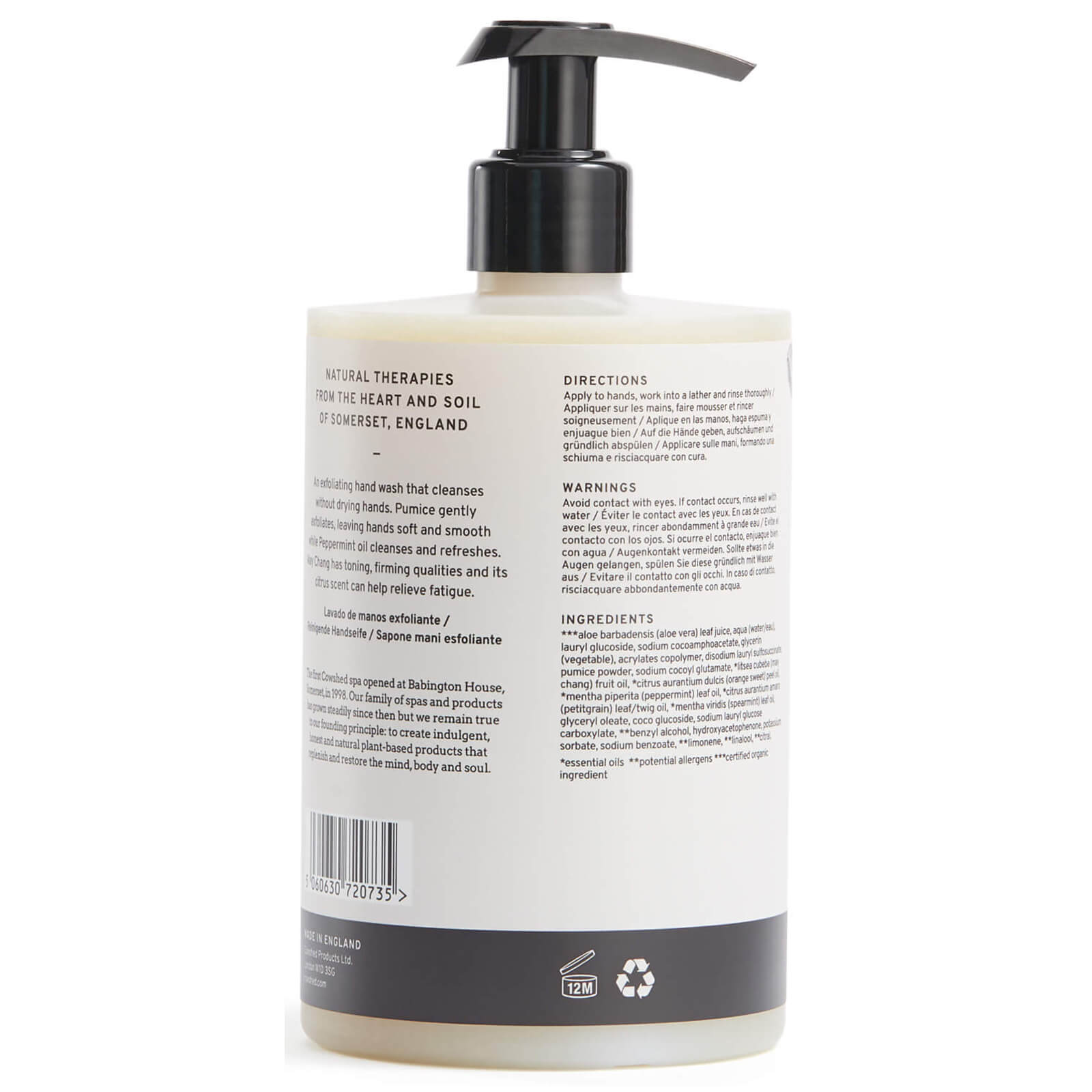 Cowshed Restore Exfoliating Hand Wash 500ml - Image 1