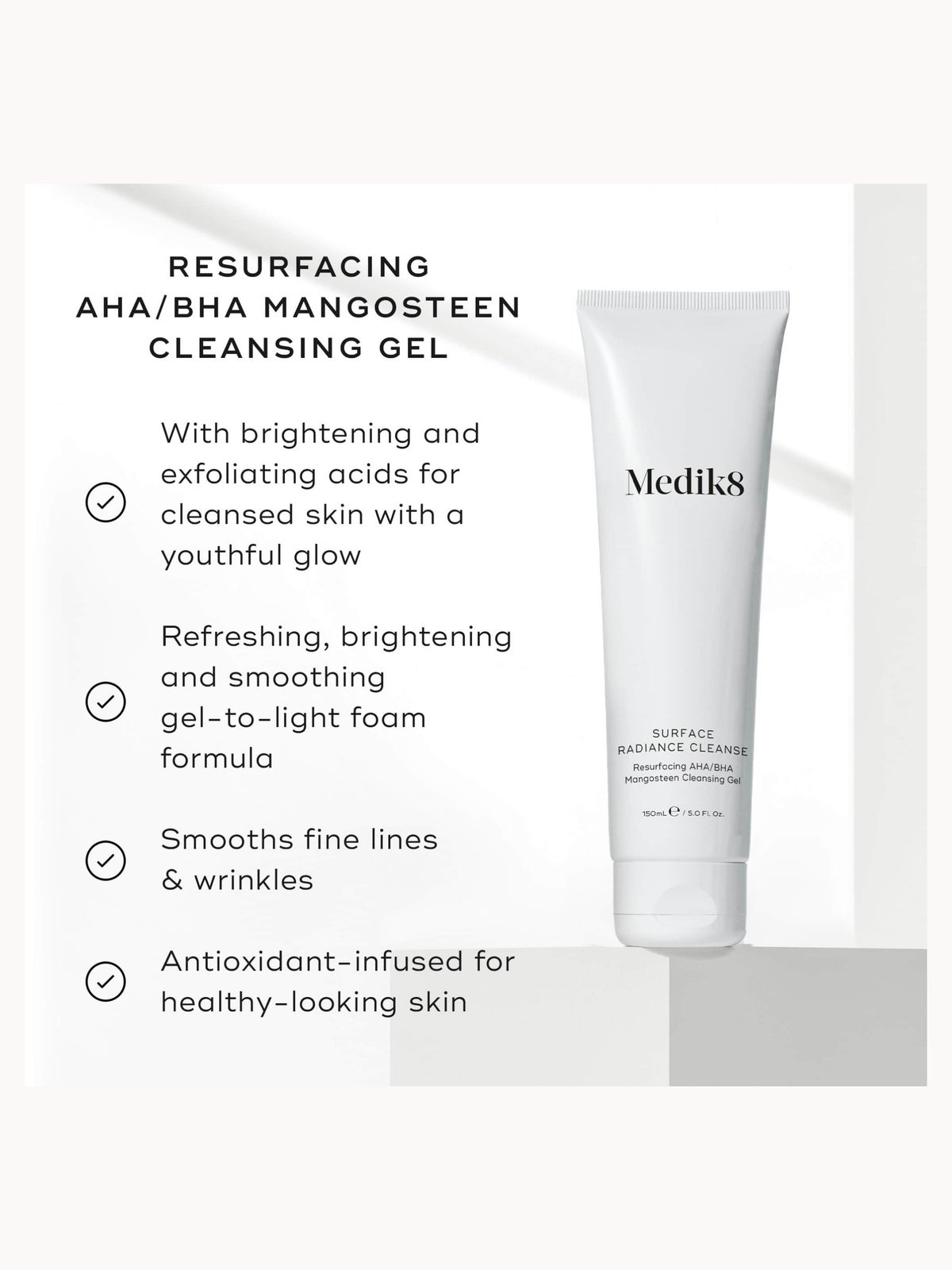 Medik8 Surface Radiance Cleanse 150ml 2