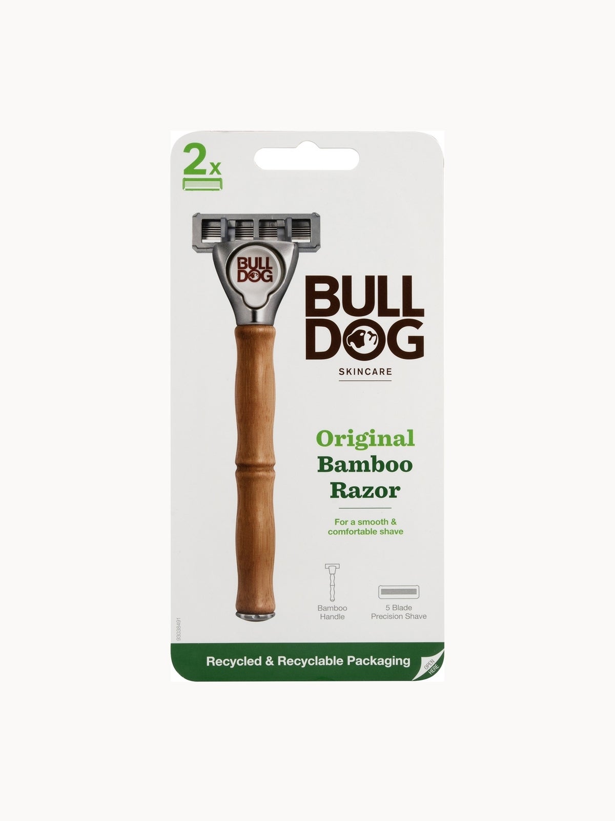 Bulldog Skincare Original Bamboo Razor 77g 2
