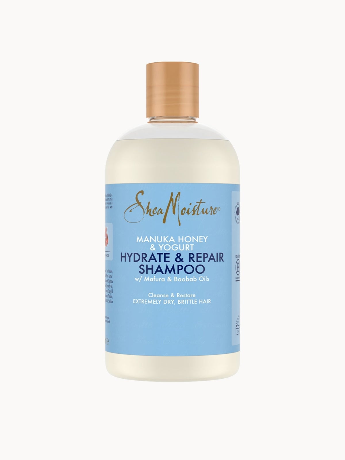 Shea Moisture Blue Manuka Honey & Yogurt Hydrate & Repair Shampoo 384Ml In - Image 3
