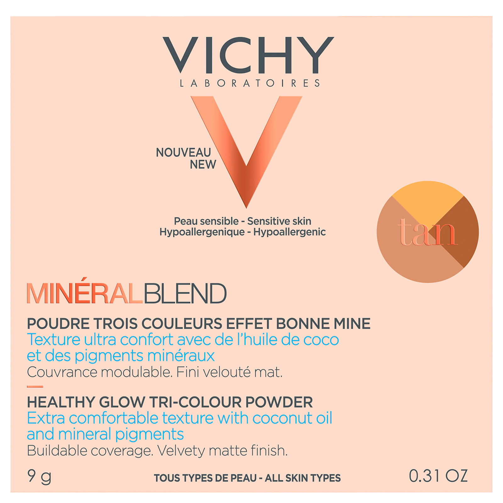 VICHY Mineralblend Tri-Colour Tan Powder 9g