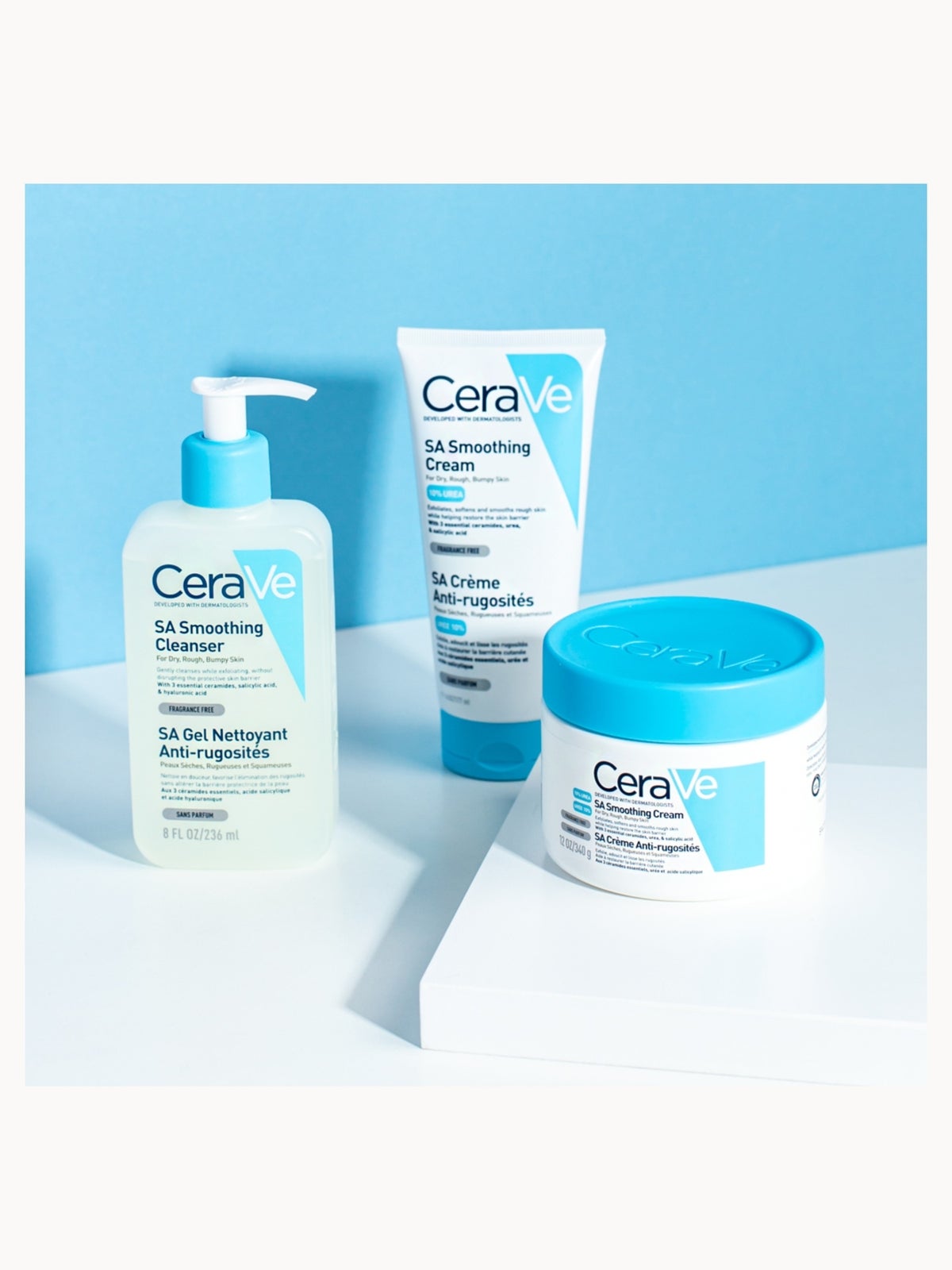 CeraVe SA Smoothing Cleanser with Salicylic Acid for Dry, Rough & Bumpy Skin 236ml 4