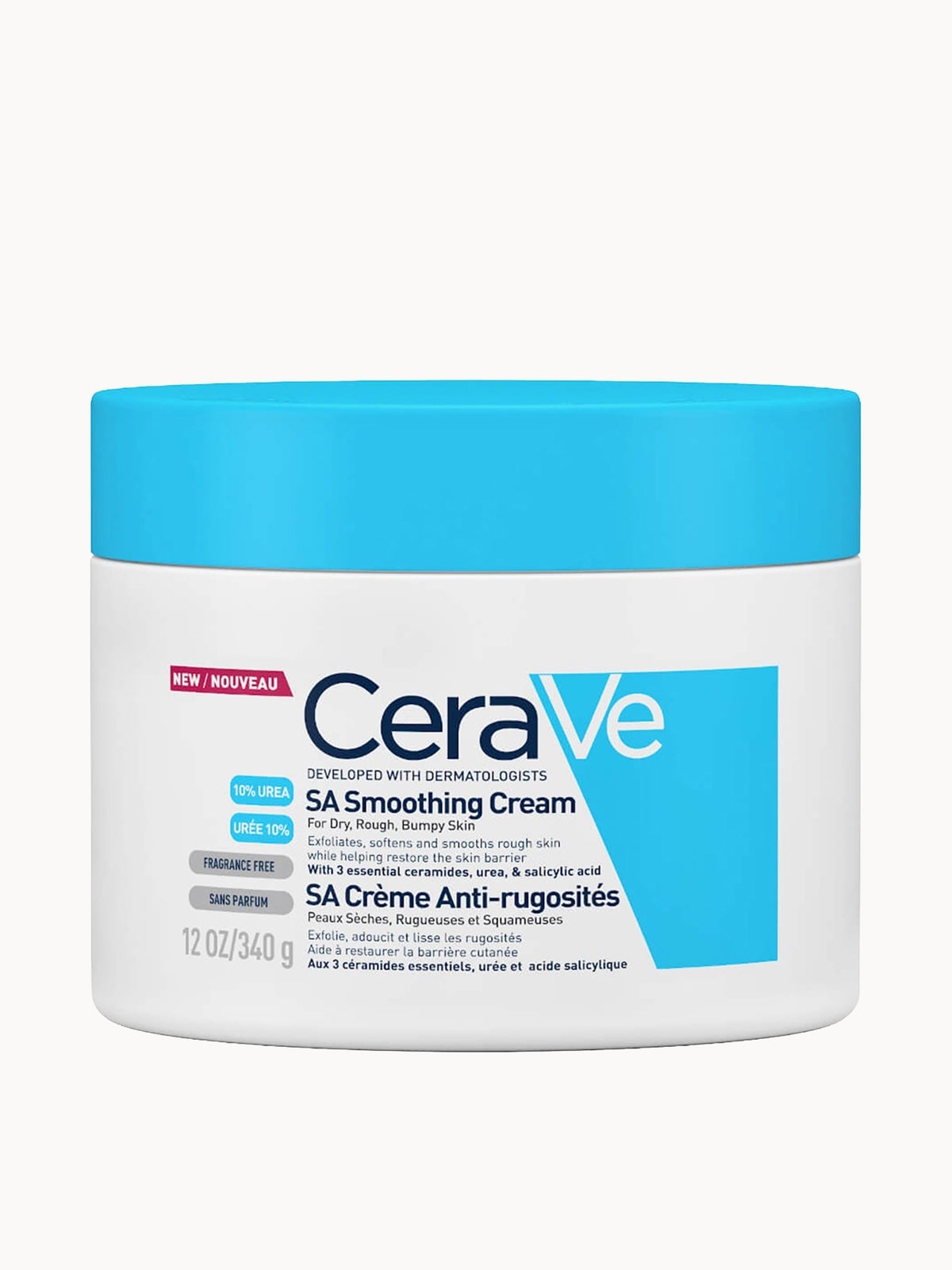 CeraVe SA Smoothing Cream with Salicylic Acid for Dry, Rough & Bumpy Skin 340g