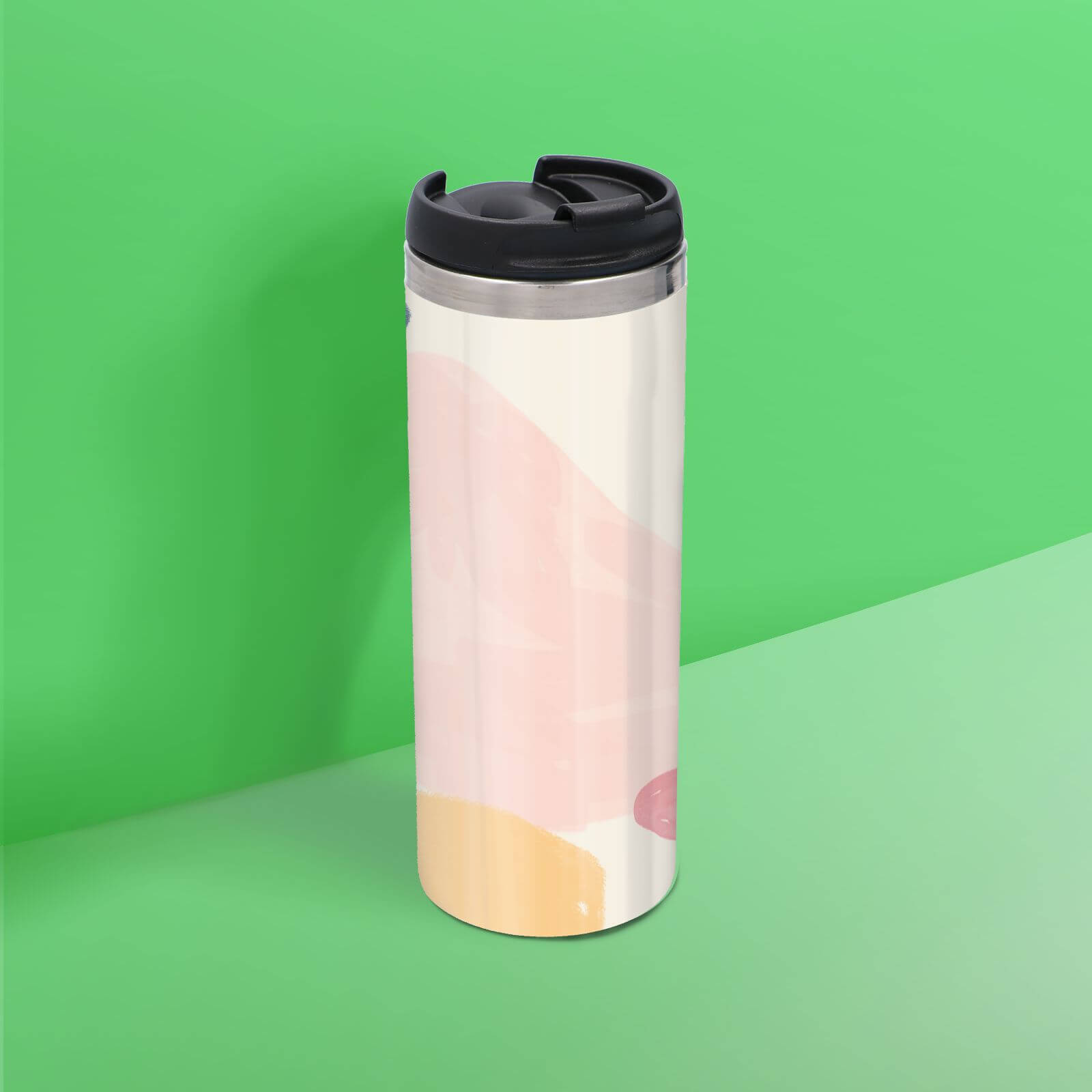 Bubble Pattern Stainless Steel Travel Mug
