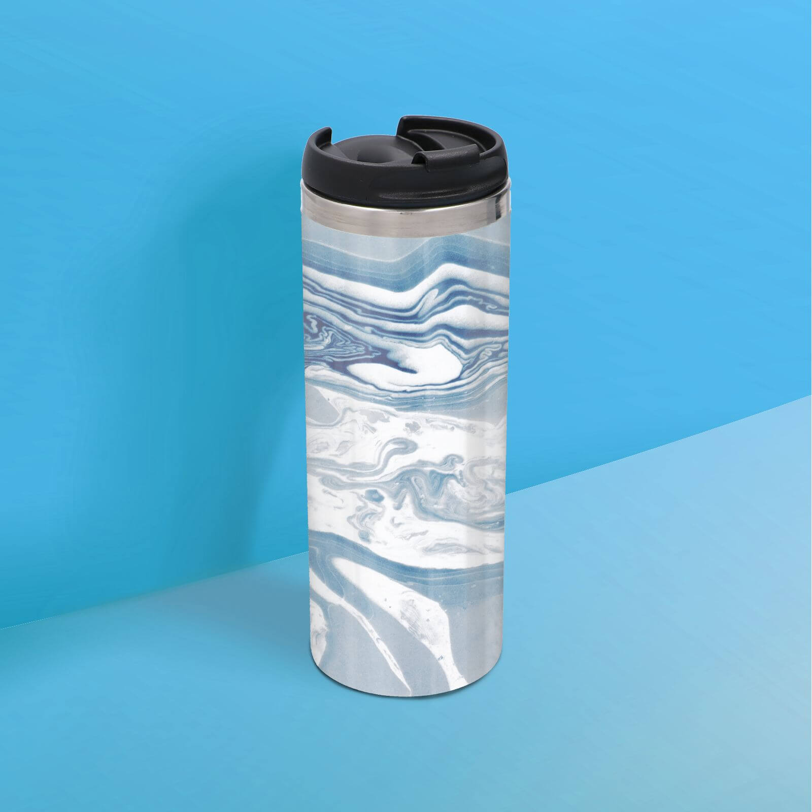 Blue Marble Stainless Steel Travel Mug