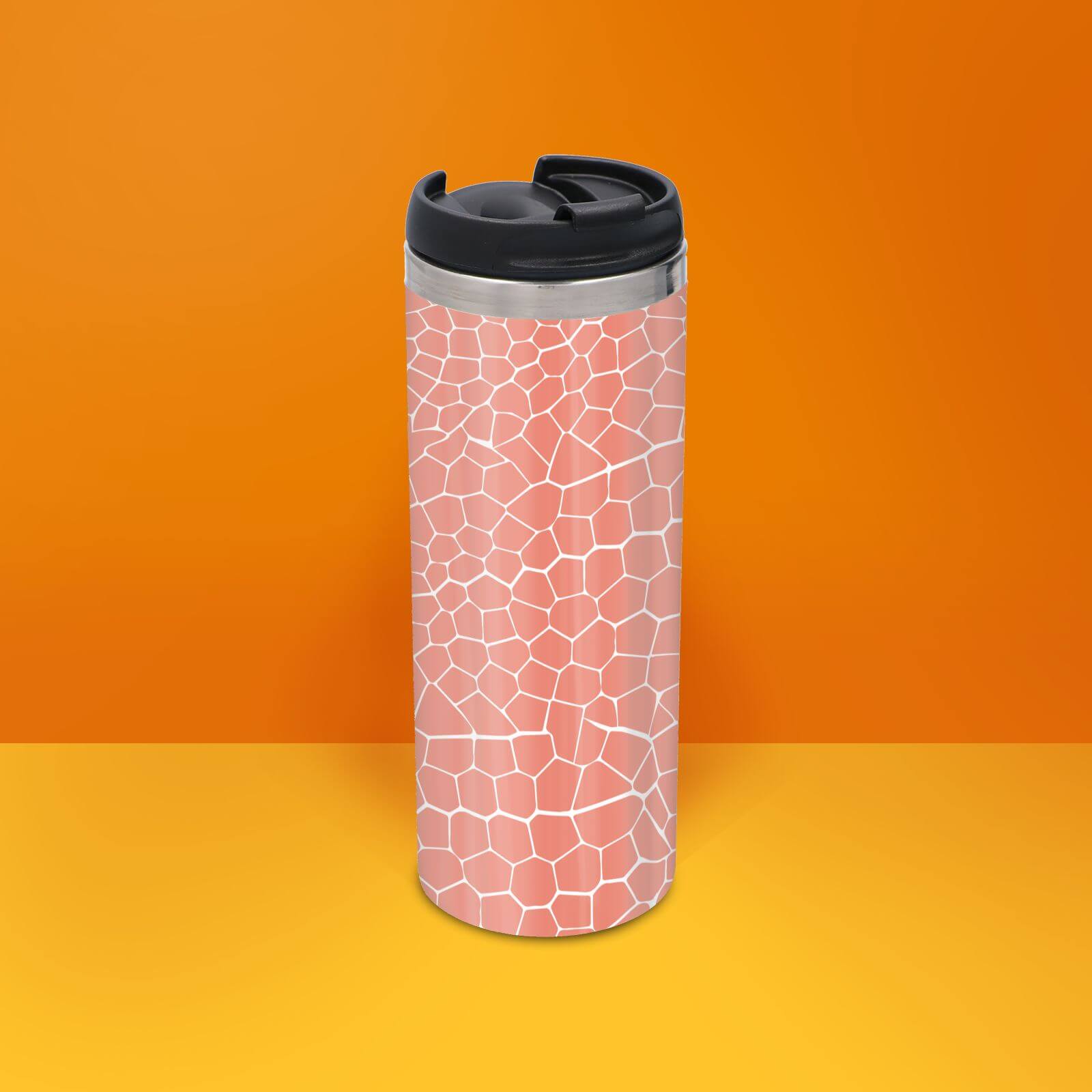 Snake Skin Stainless Steel Travel Mug