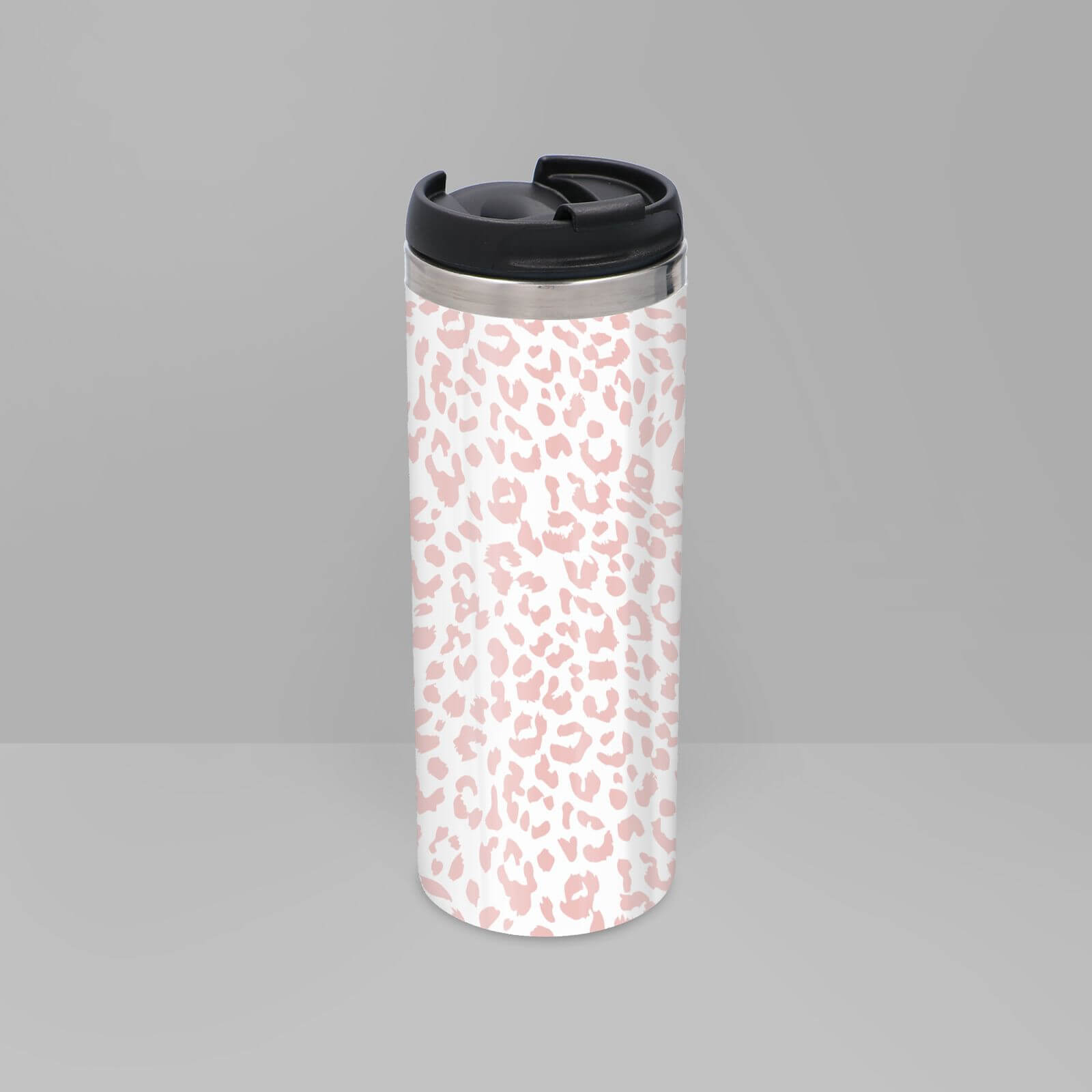 Small Cheetah Stainless Steel Travel Mug