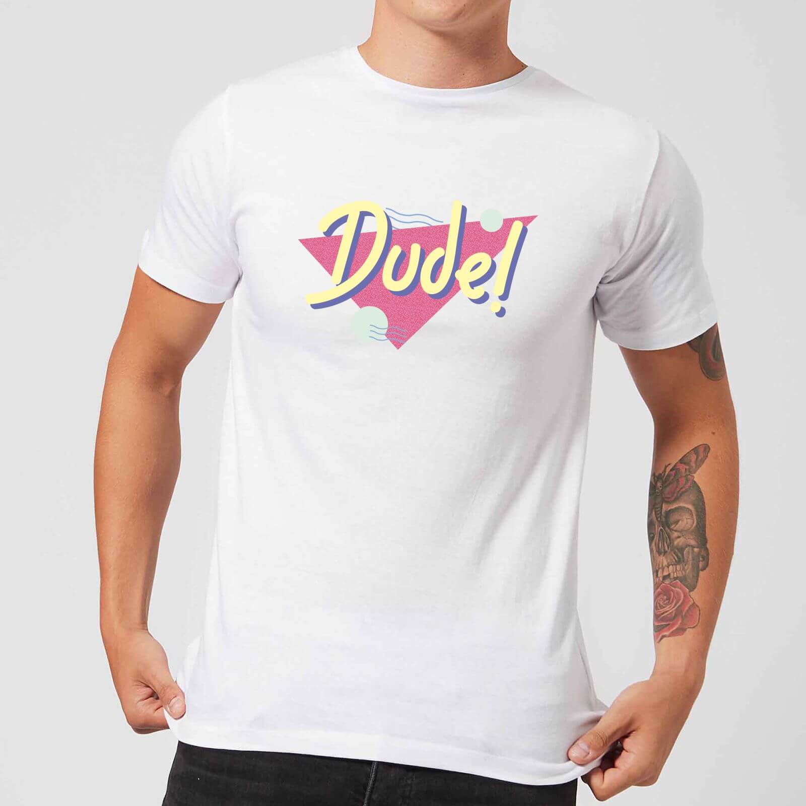 Dude! Men's T-Shirt - White - M - White