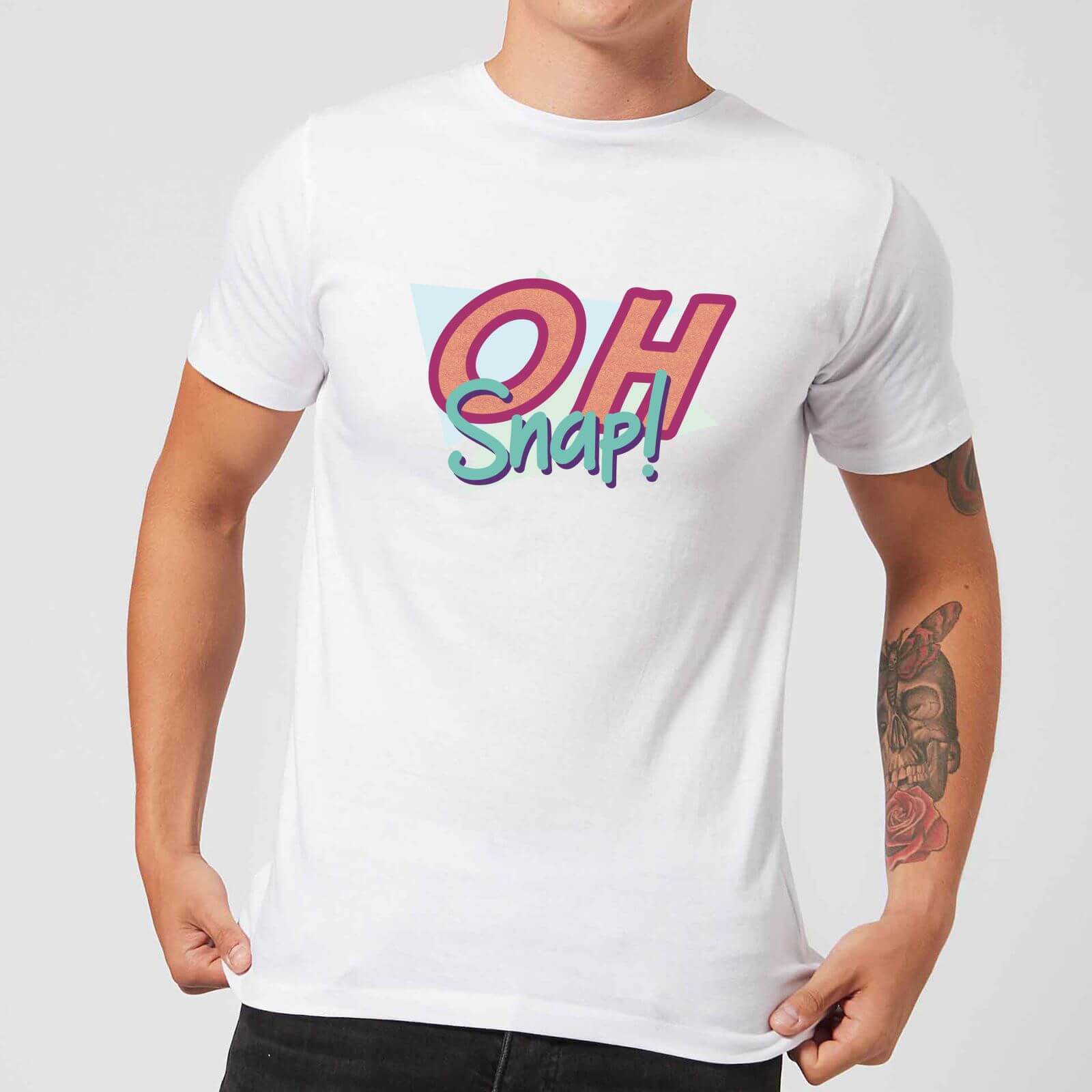 Oh Snap! Men's T-Shirt - White - XS - White