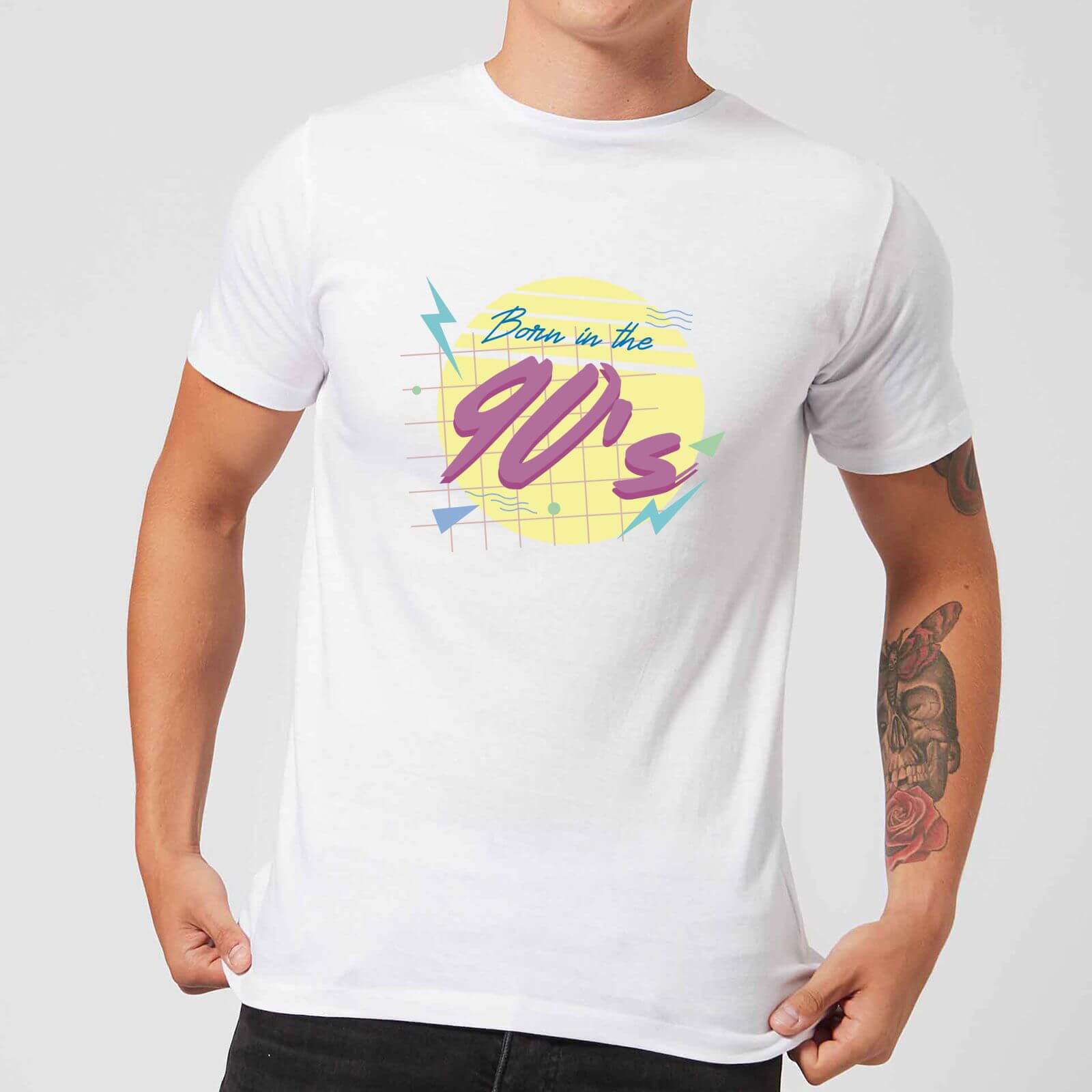 Born In The 90's Men's T-Shirt - White - XS - White
