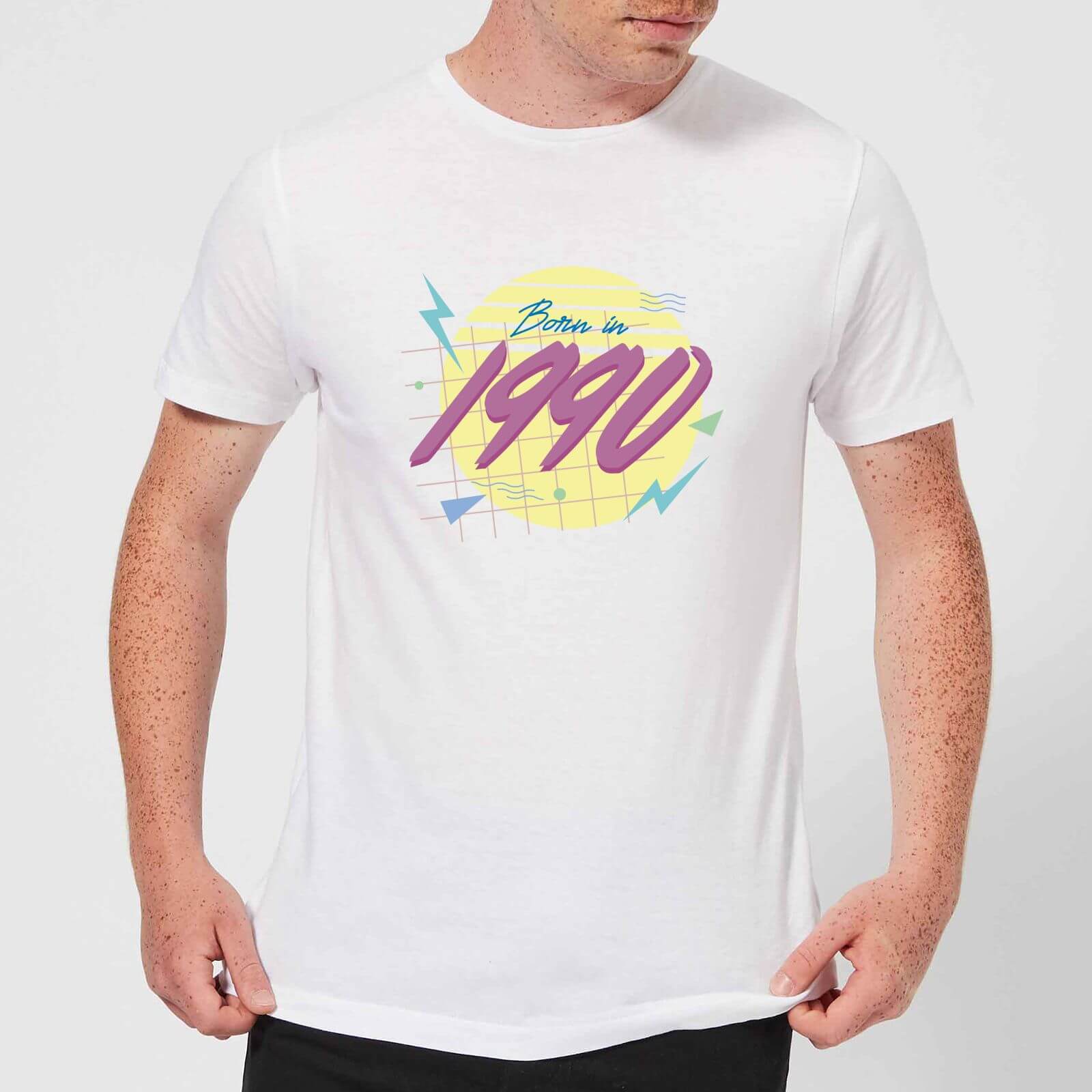 Born In 1990 Men's T-Shirt - White - XS - White