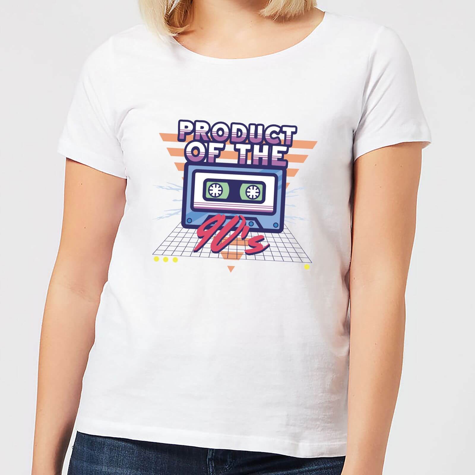 Product Of The 90's Cassette Tape Women's T-Shirt - White - S - White