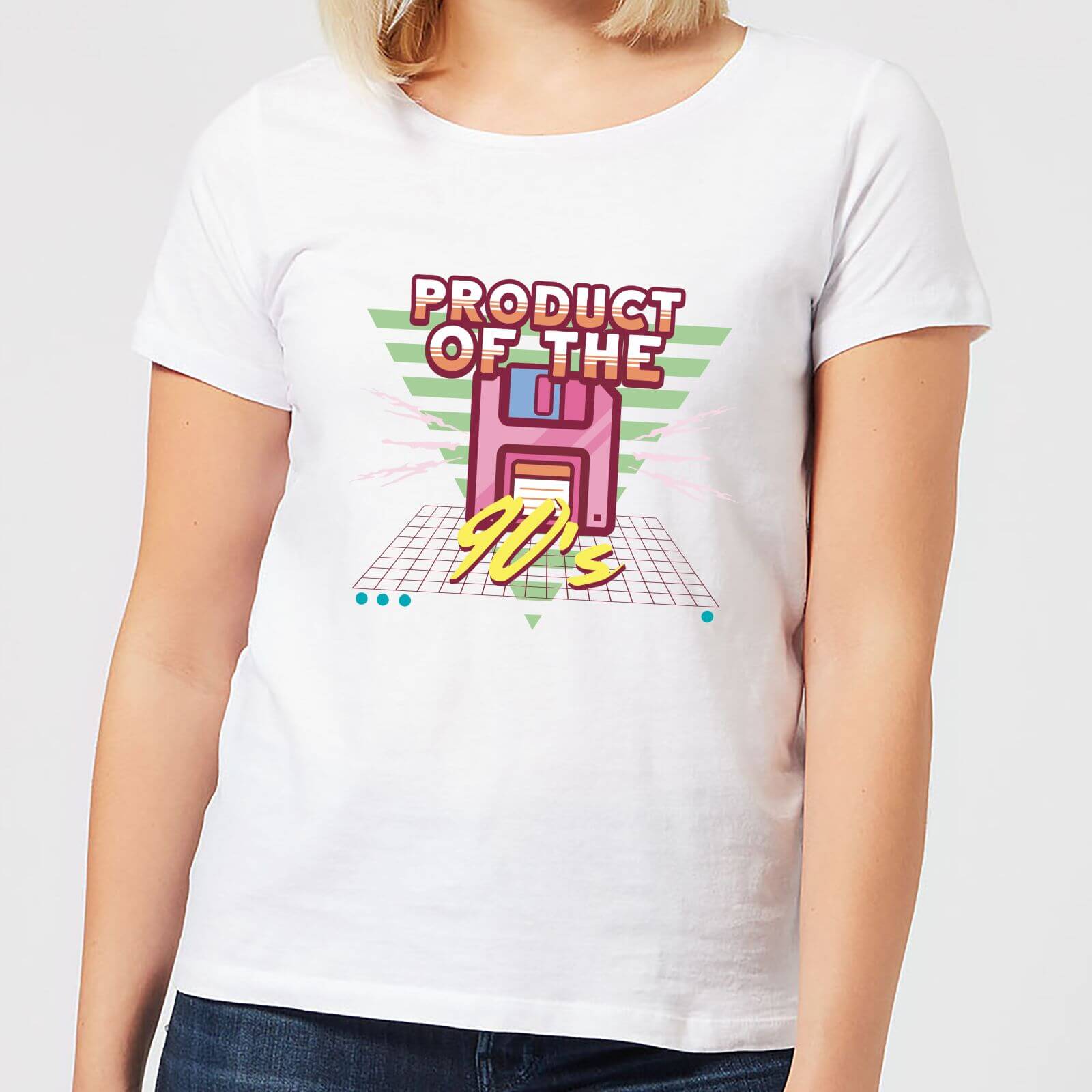 Product Of The 90's Floppy Disc Women's T-Shirt - White - M - White