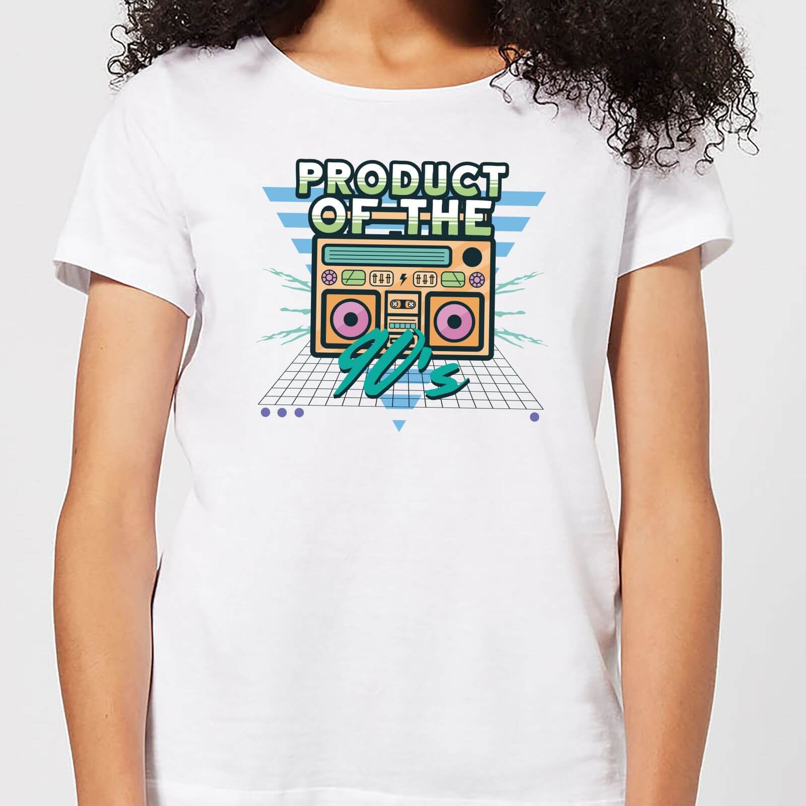 Product Of The 90's Boom Box Women's T-Shirt - White - S - White