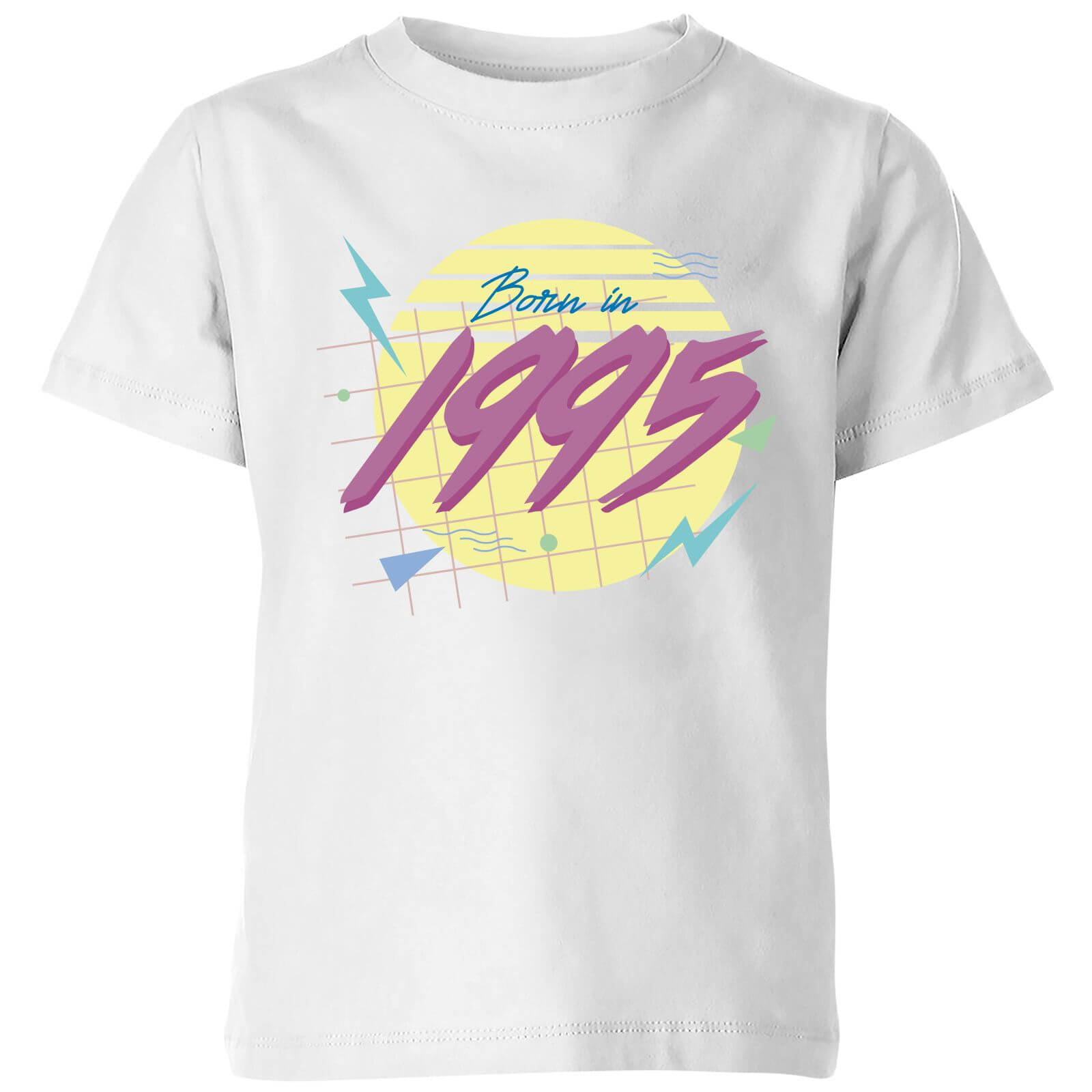 Born In 1995 Kids' T-Shirt - White - 7-8 Years - White