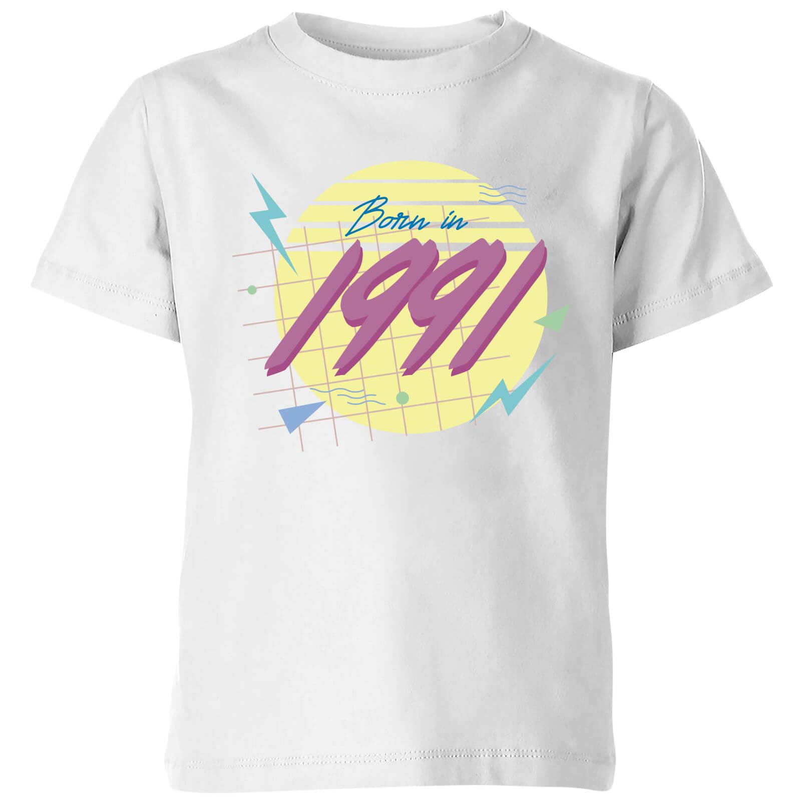 Born In 1991 Kids' T-Shirt - White - 3-4 Years - White