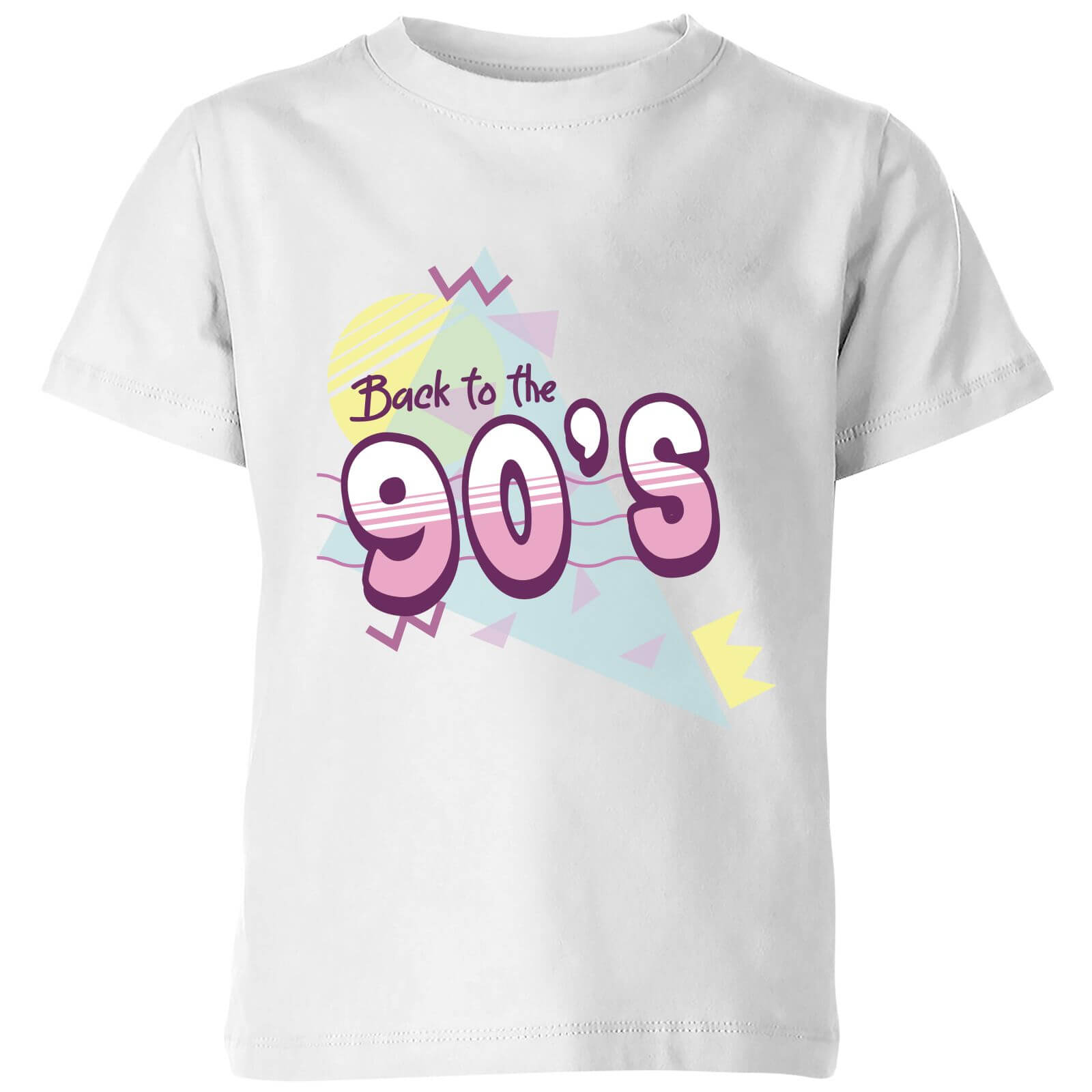 Back To The 90's Kids' T-Shirt - White - 5-6 Years - White