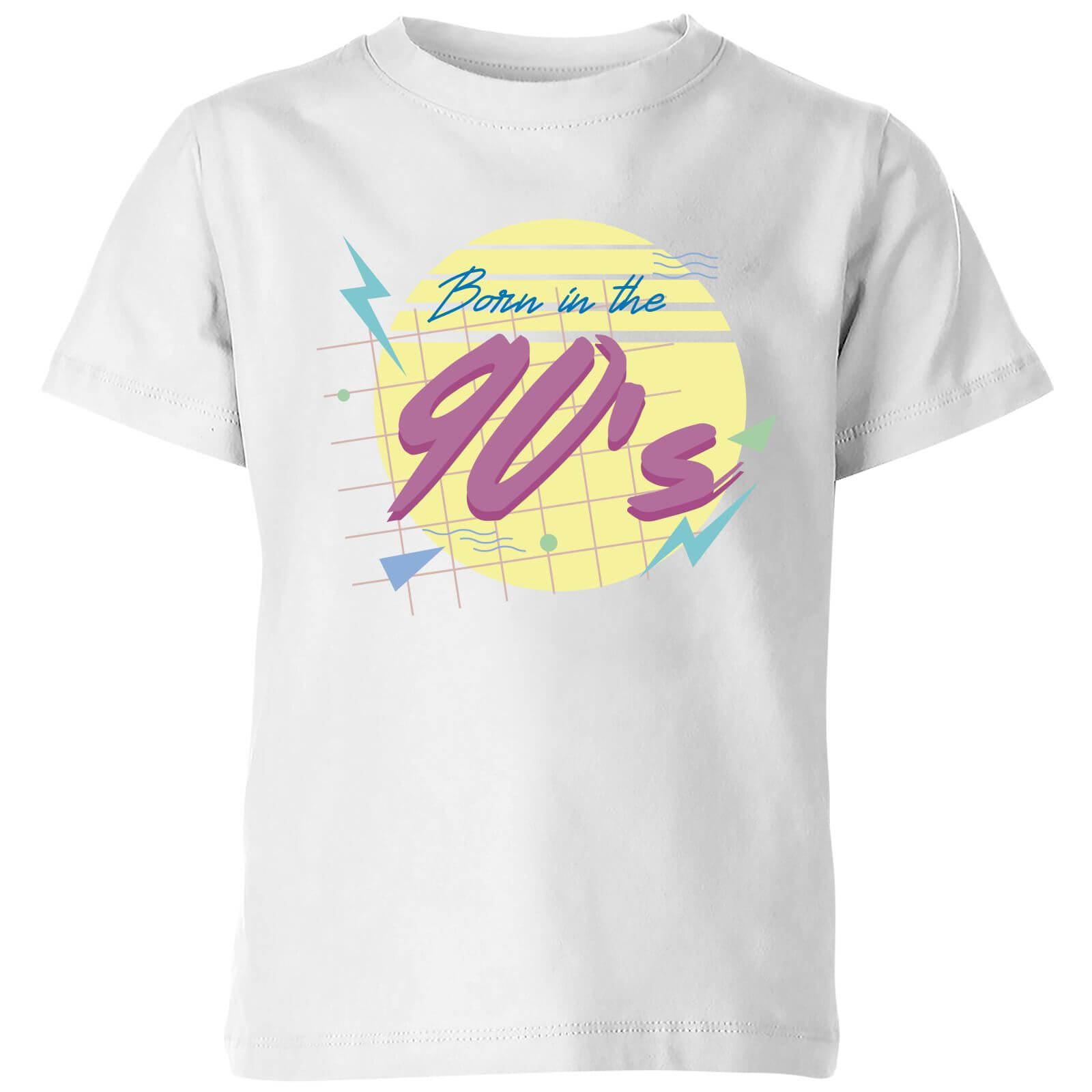 Born In The 90's Kids' T-Shirt - White - 3-4 Years - White