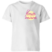 Your Mum Pocket Print Kids' T-Shirt - White - 5-6 Years - White