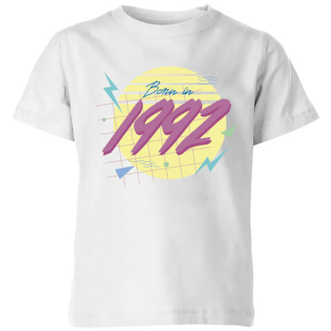 Born In 1992 Kids' T-Shirt - White - 5-6 Years - White