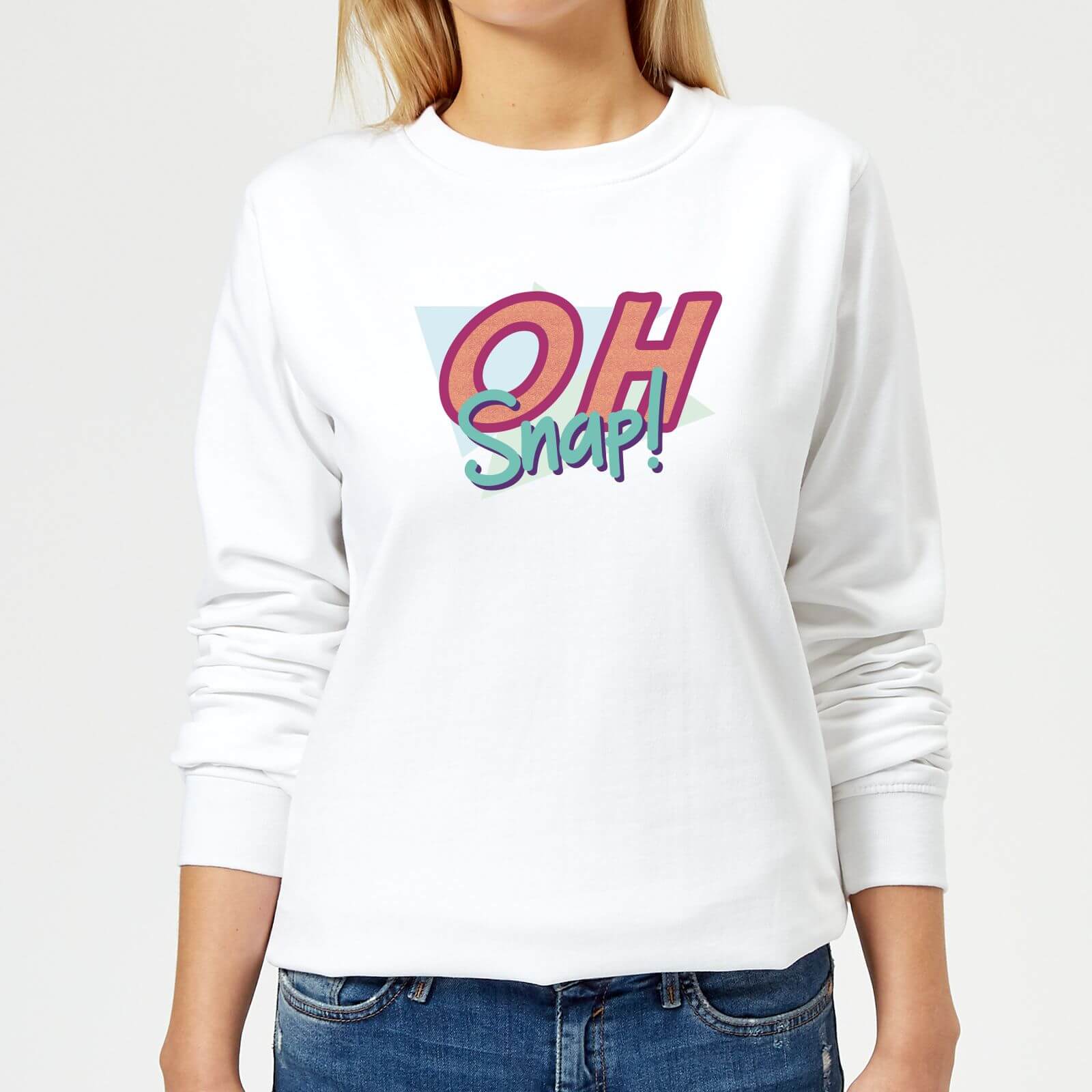 Oh Snap! Women's Sweatshirt - White - M - White