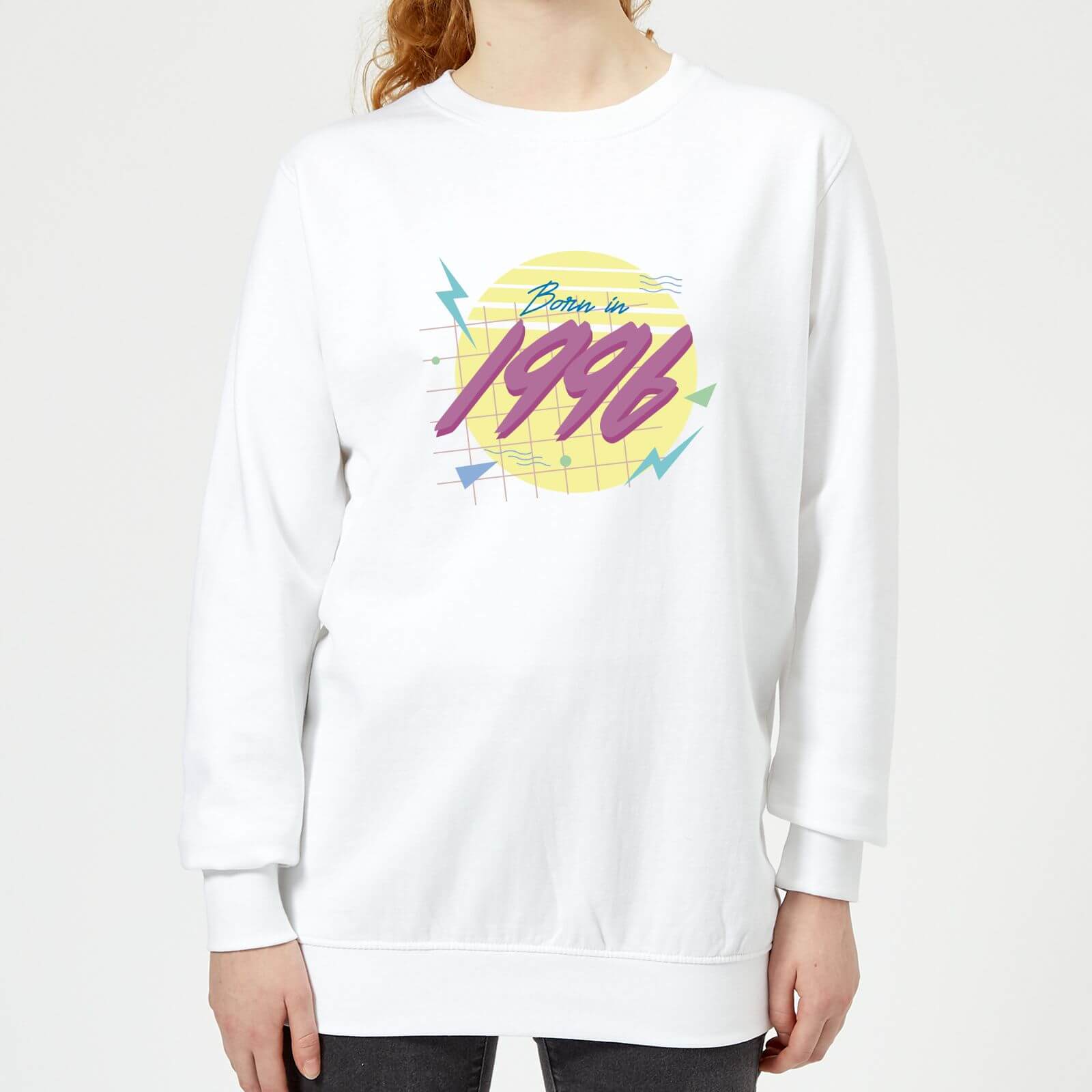 Born In 1996 Women's Sweatshirt - White - XS