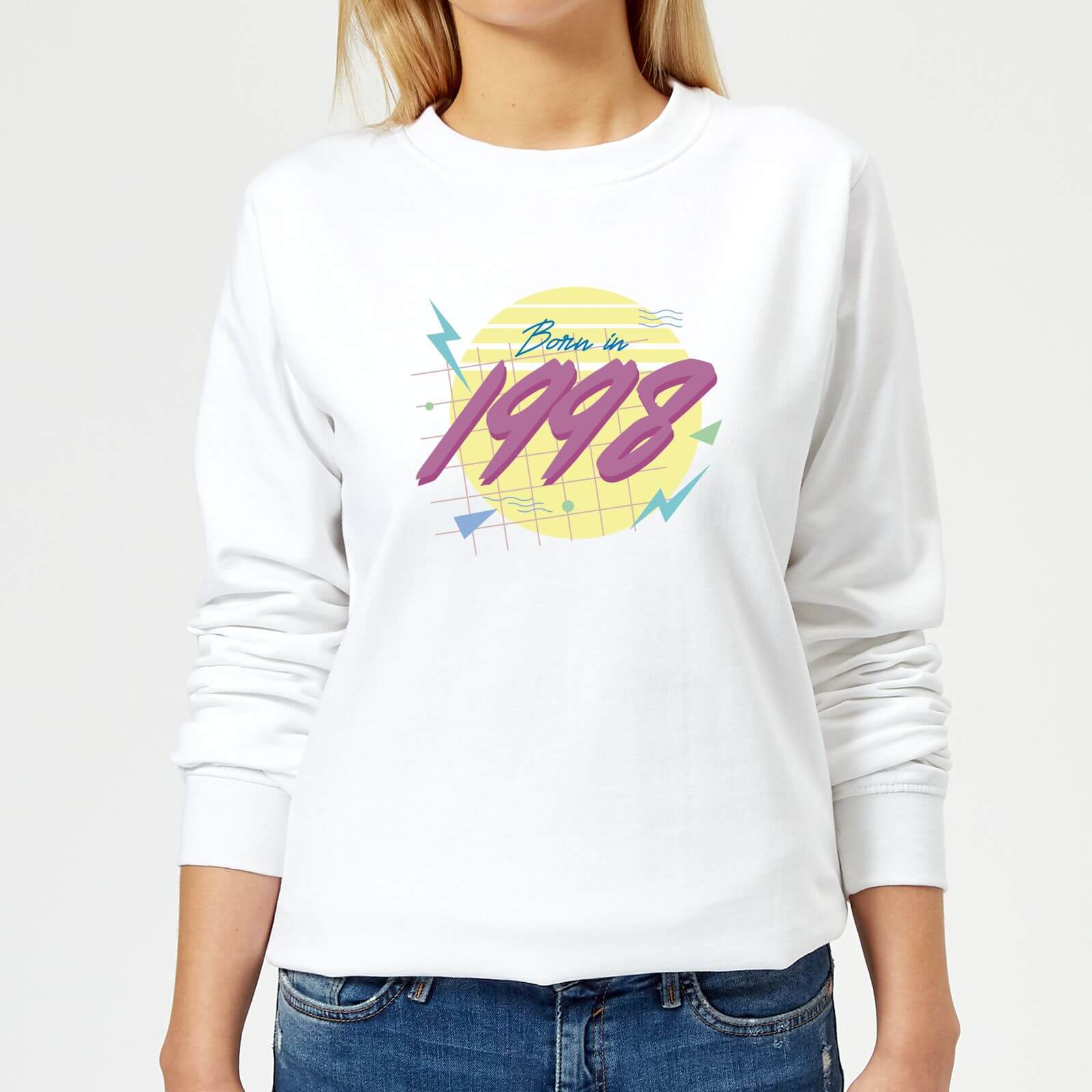Born In 1998 Women's Sweatshirt - White - XL - White
