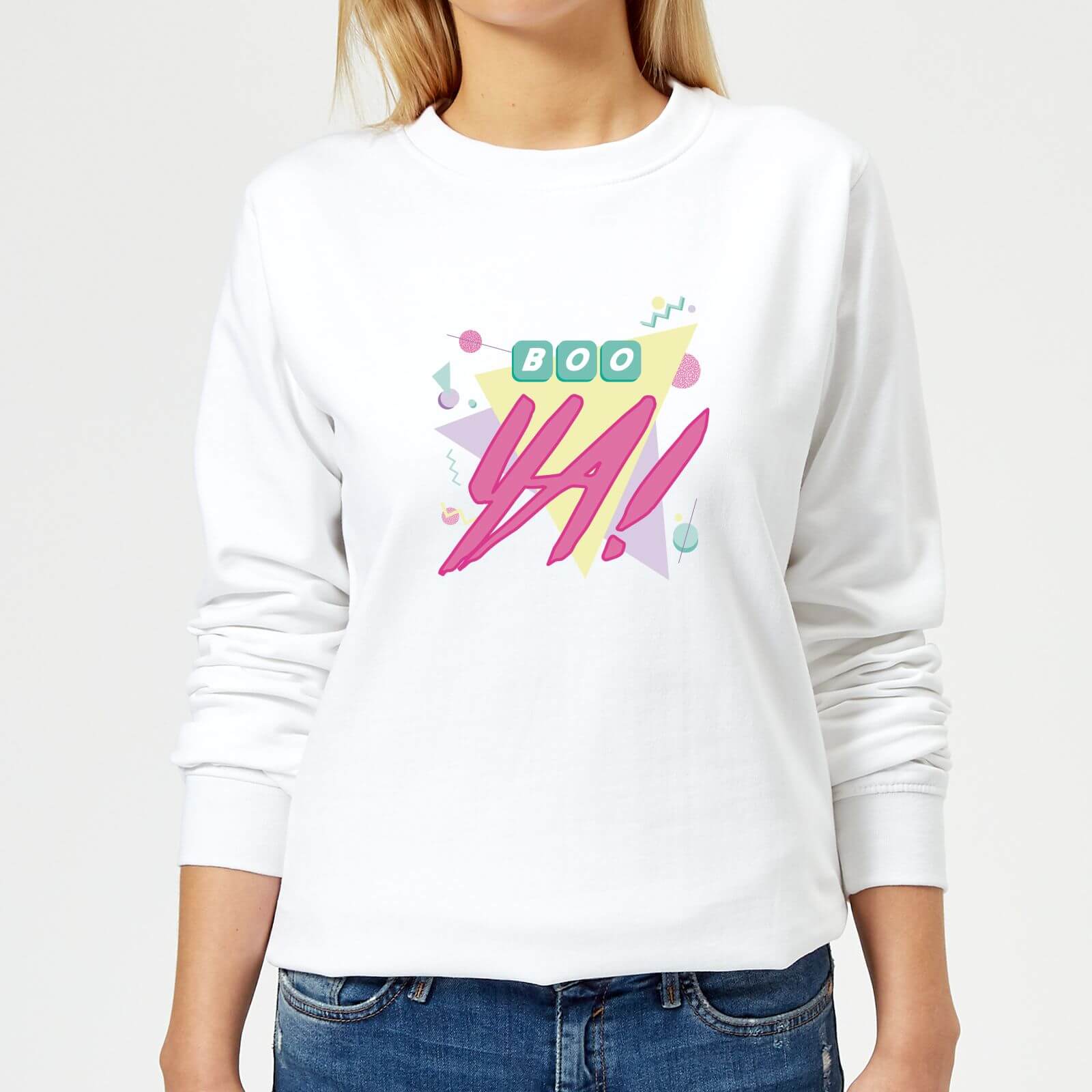 Boo Ya! Women's Sweatshirt - White - S - White
