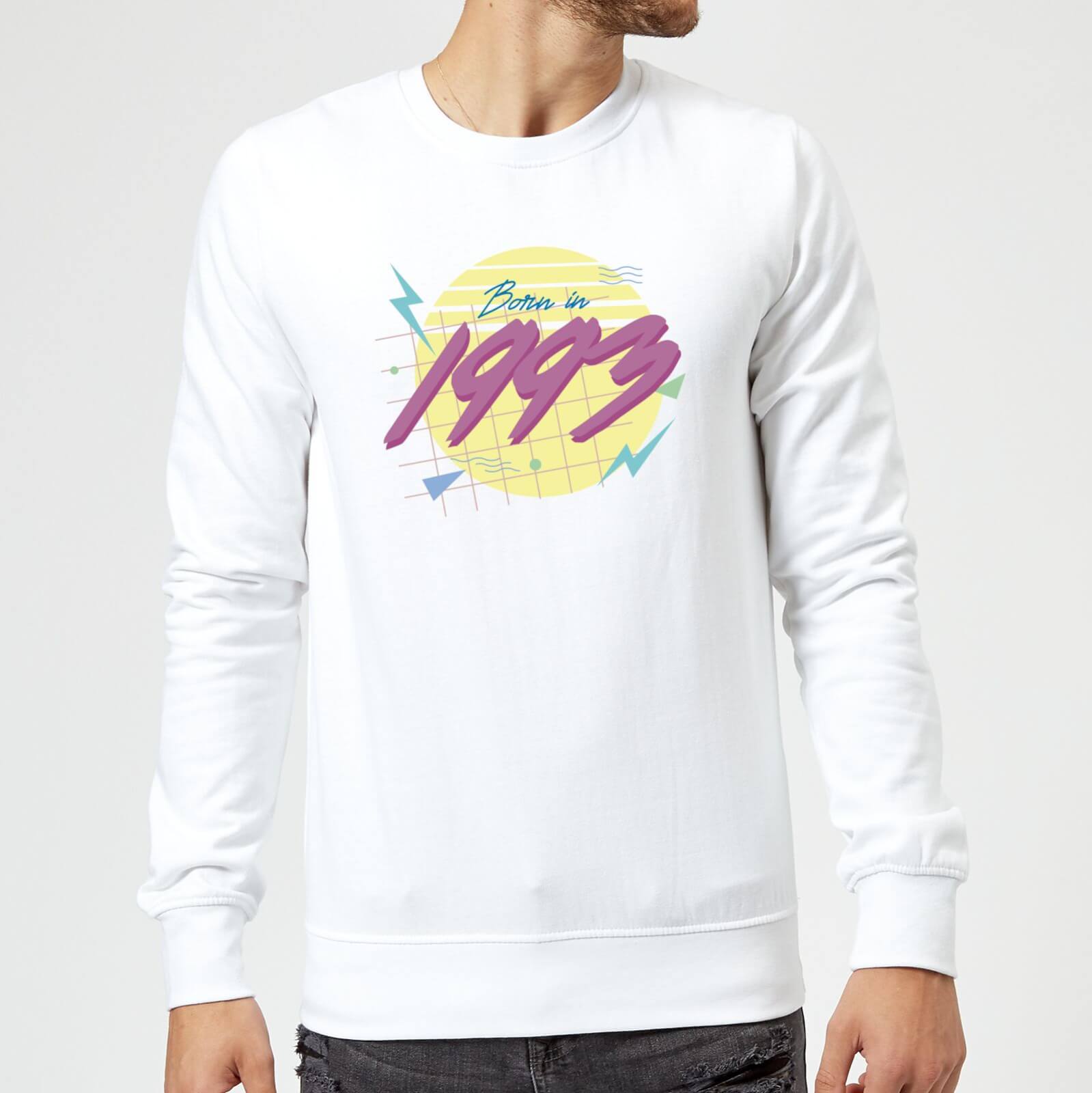 Born In 1993 Sweatshirt - White - M - White