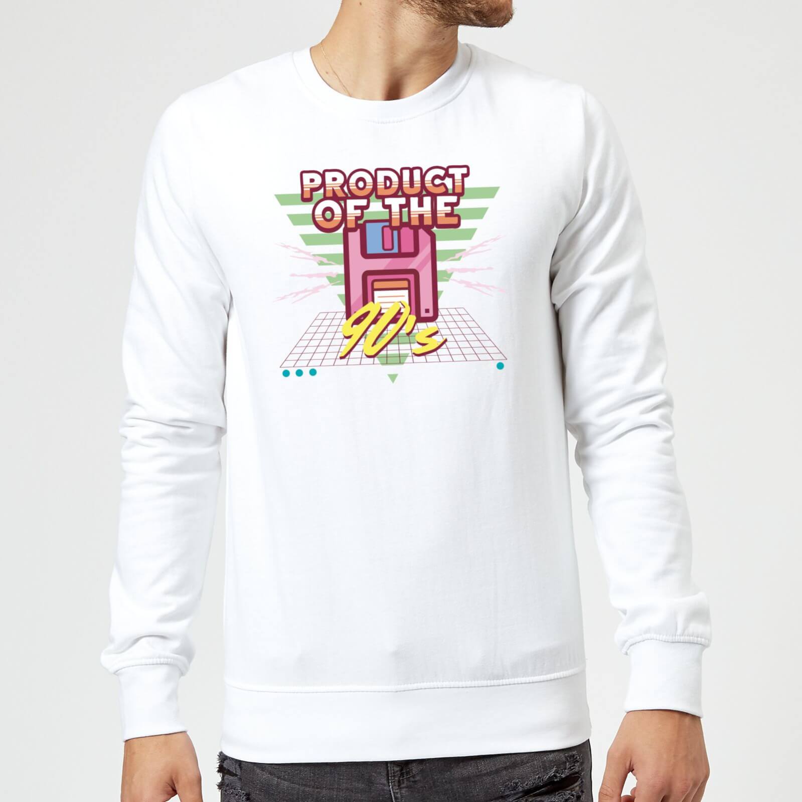 Product Of The 90's Floppy Disc Sweatshirt - White - S - White