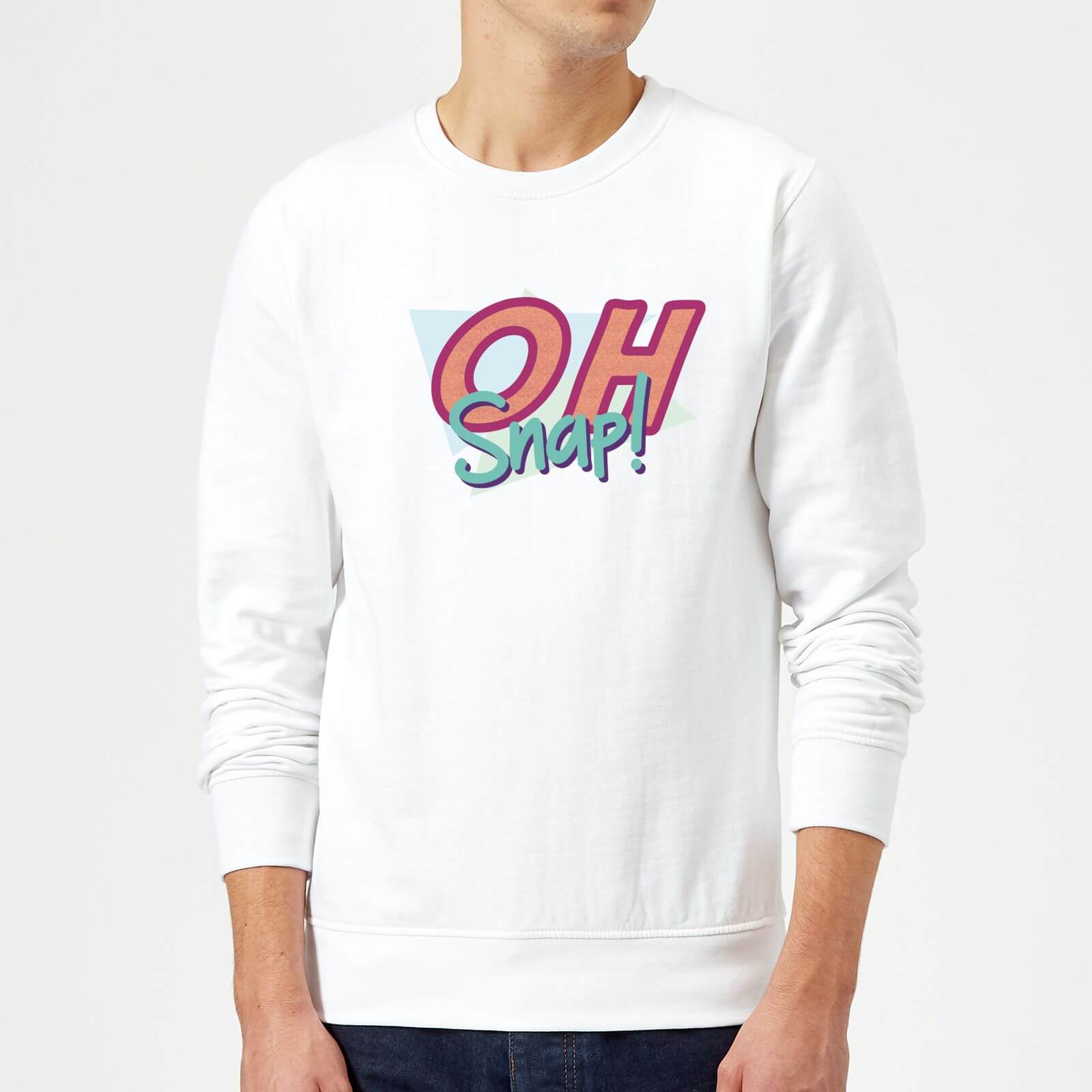 Oh Snap! Sweatshirt - White - L - White